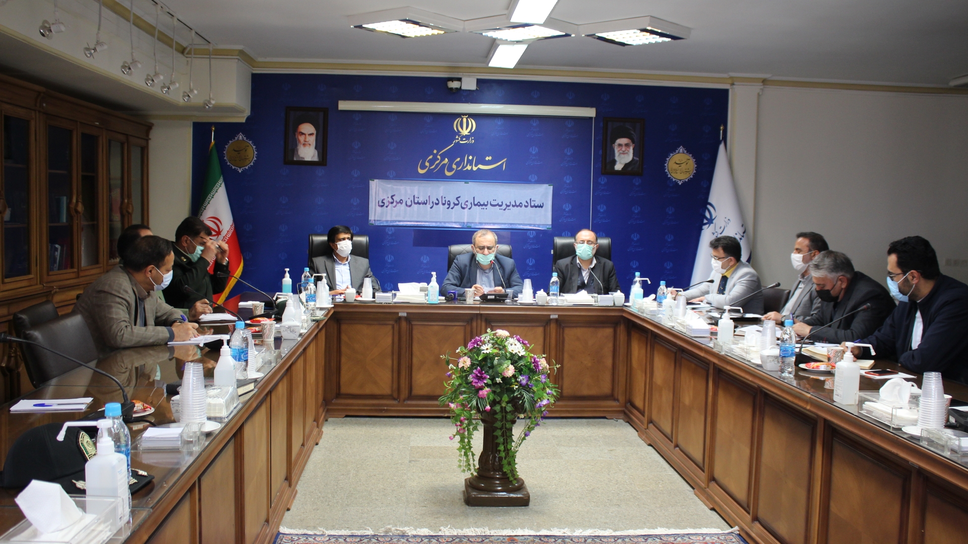 یکصد و بیست و هشتمین جلسه قرارگاه پدافند زیستی با موضوع مقابله و کنترل ویروس کرونا
