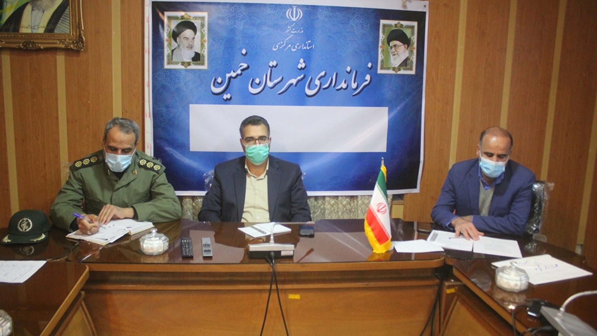 جلسه ستاد گرامیداشت دهه مبارک فجر شهرستان خمین