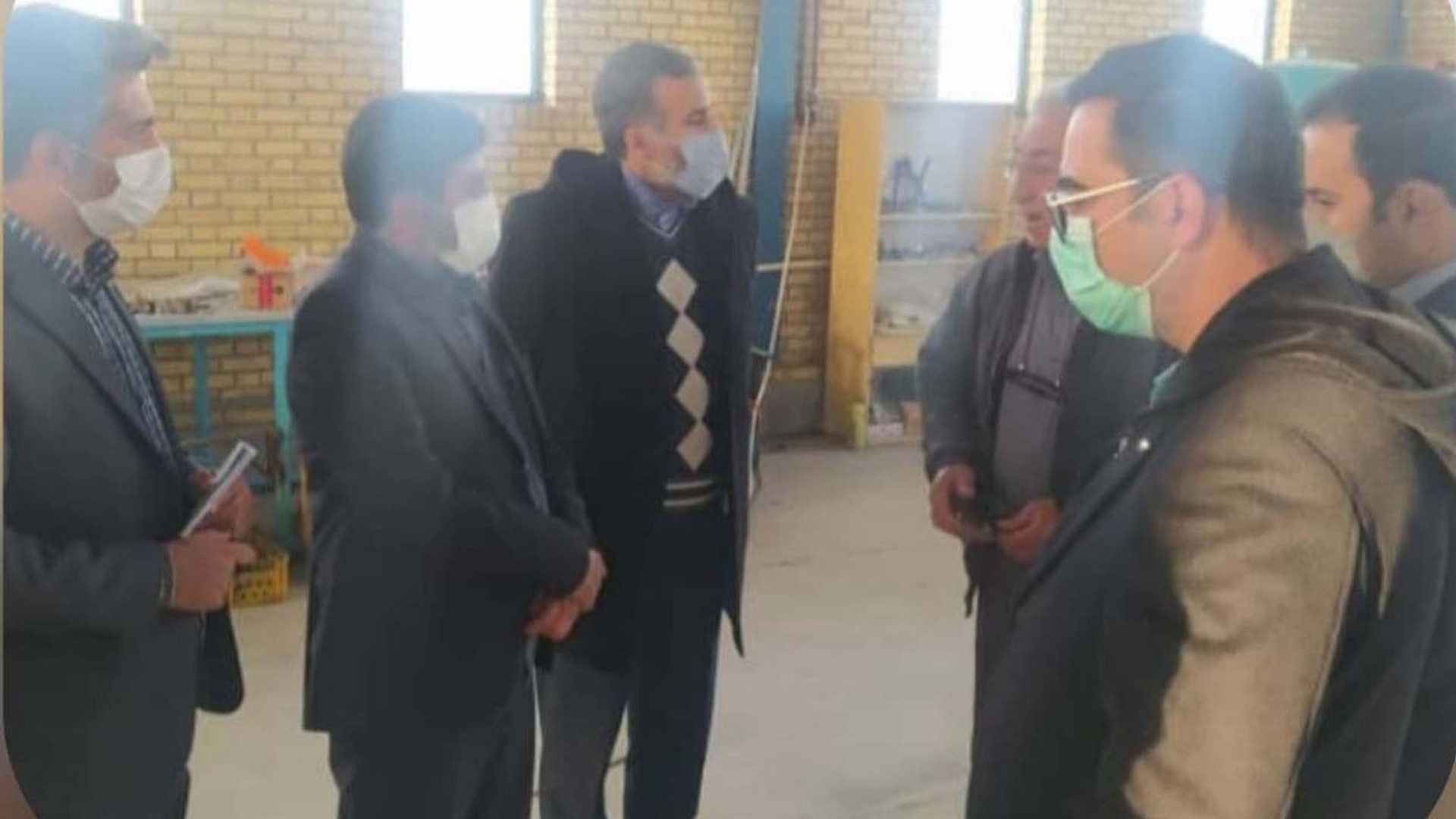 بازدید سرپرست فرمانداری شهرستان خنداب از ناحیه صنعتی