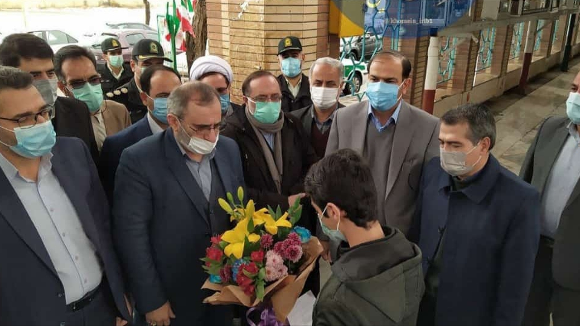 گلباران مزار شهدای والامقام شهرستان خمین