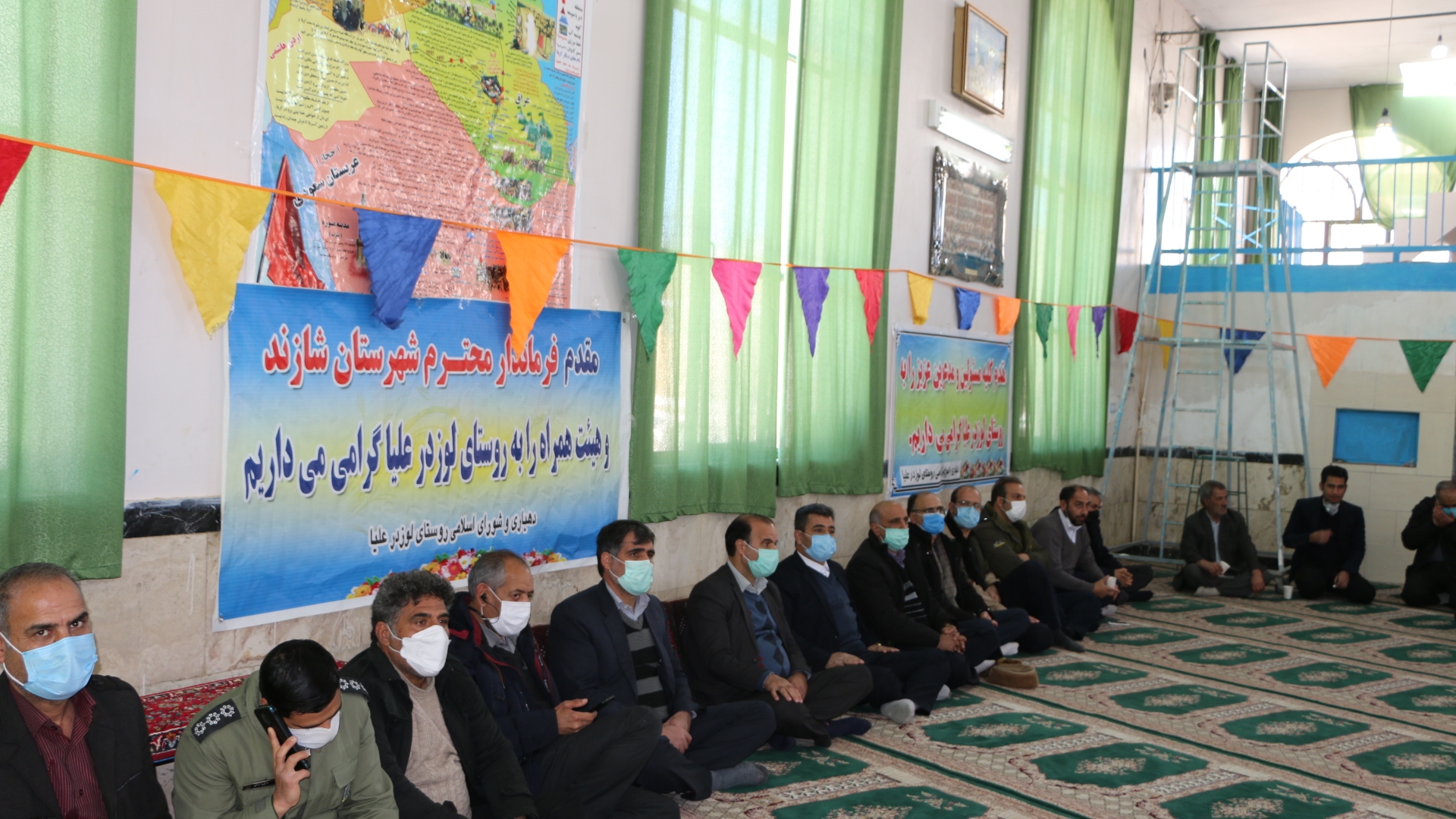 میزخدمت فرماندار و مدیران دستگاههای اجرایی با مردم روستای لوزدر علیا