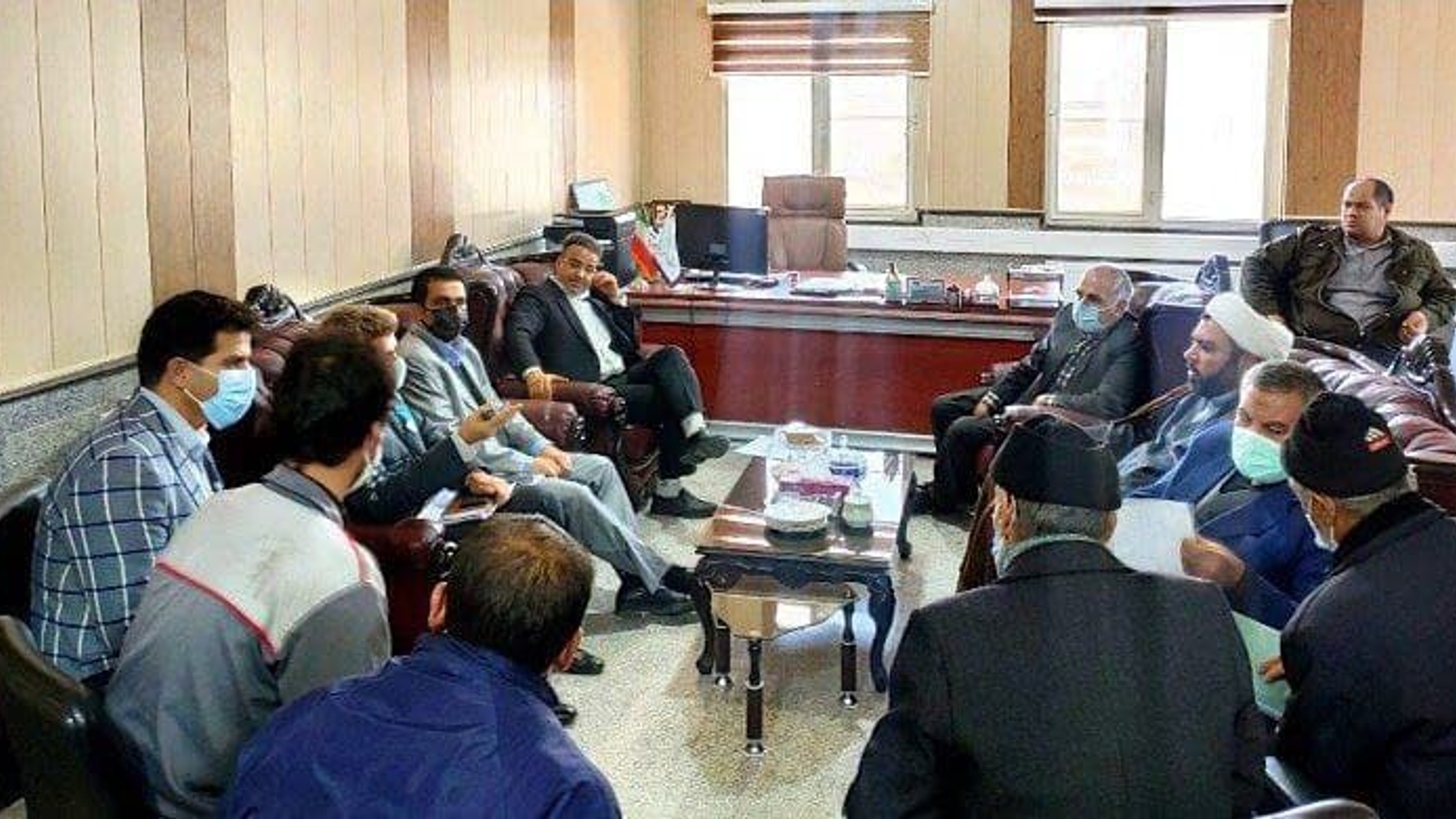 مردمی جناب آقای سلیمانی فرماندار شهرستان زرندیه و حجت‌الاسلام والمسلمین سبزی نماینده مردم شریف شهرستان های زرندیه و ساوه