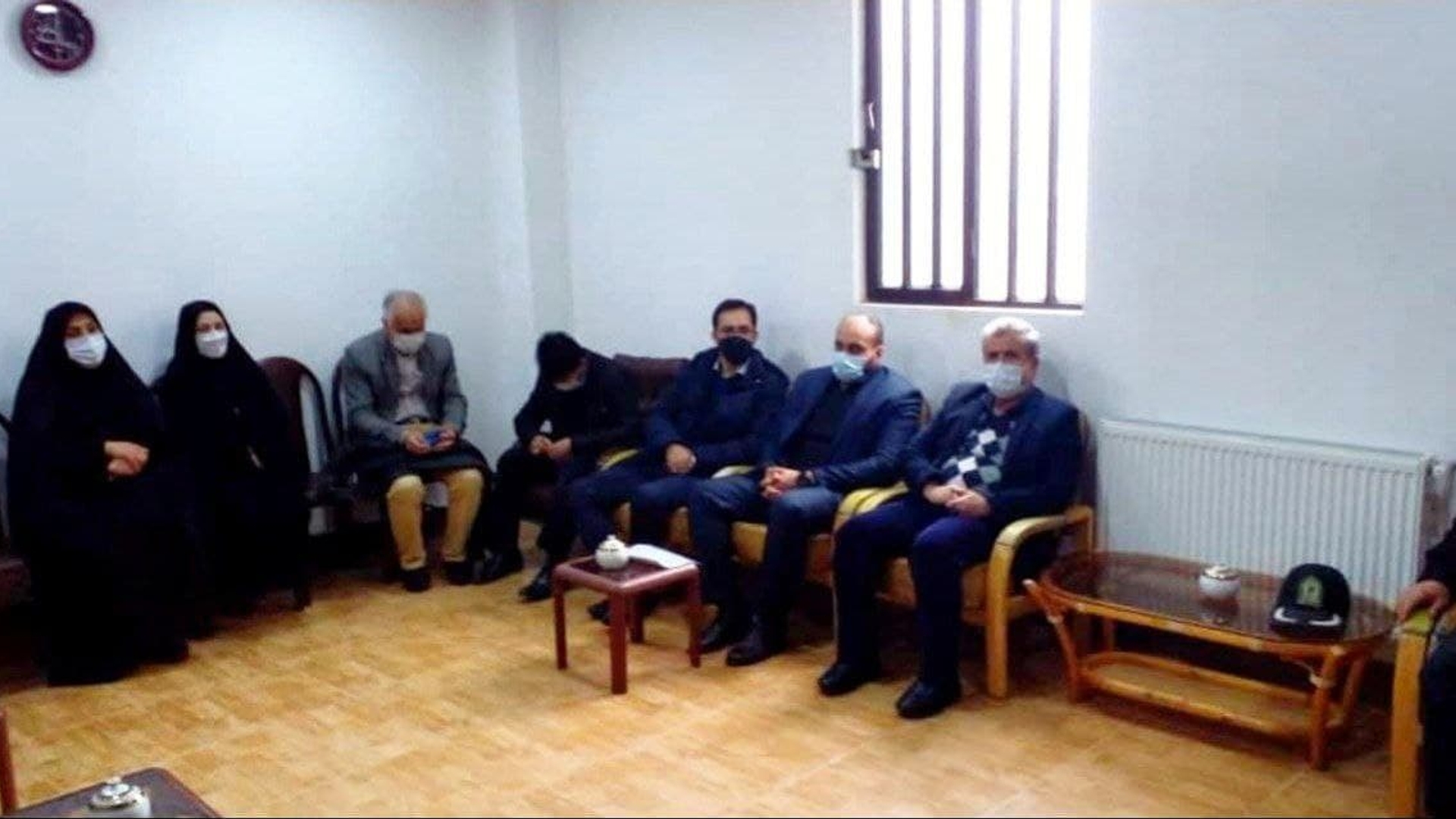 به همراه مسئولین شهرستان با حجت الاسلام والمسلمین ابراهیمی امام جمعه شهرستان زرندیه