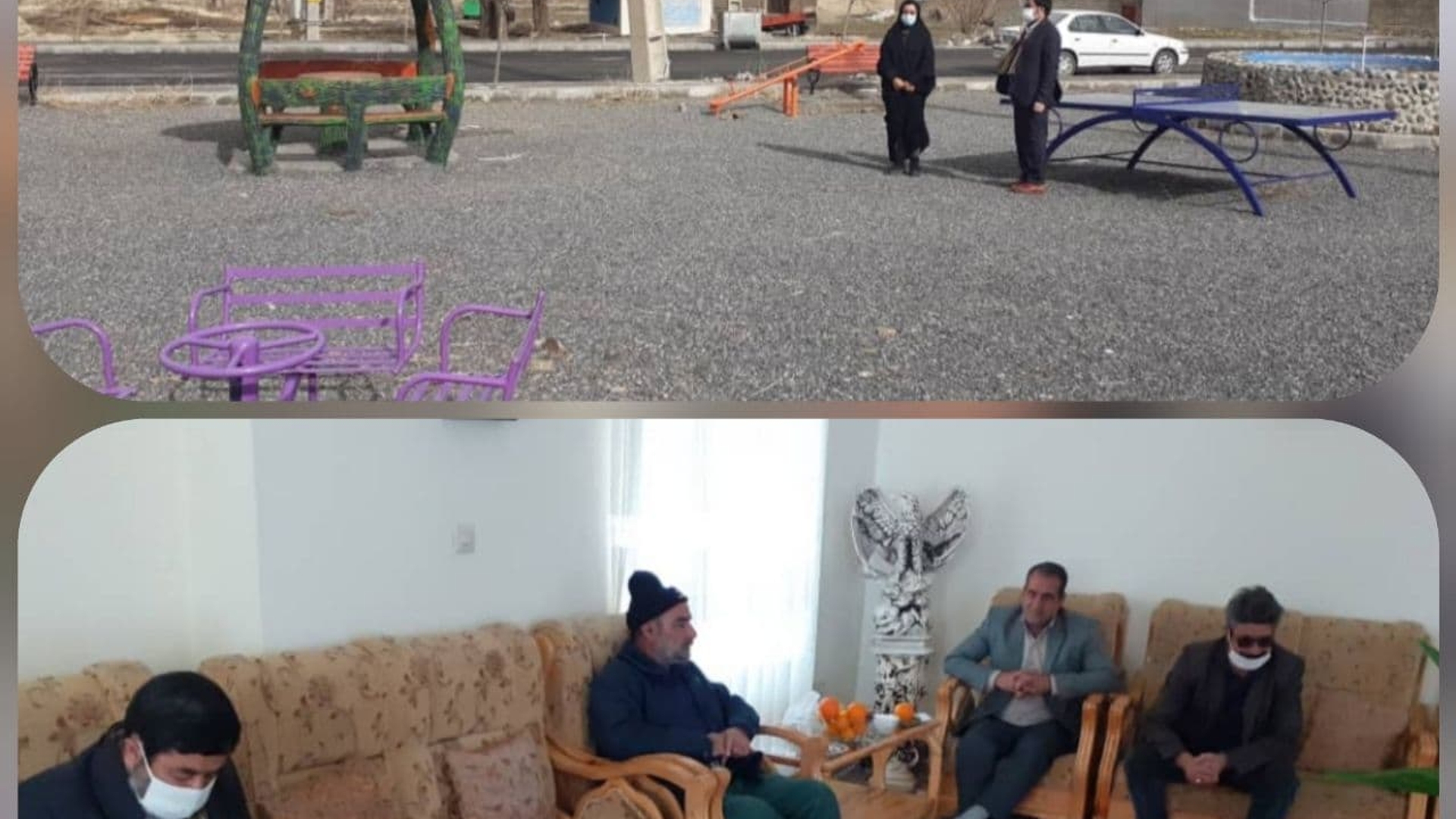 بازدید فرماندار از روستاهای شرشره وصالحی