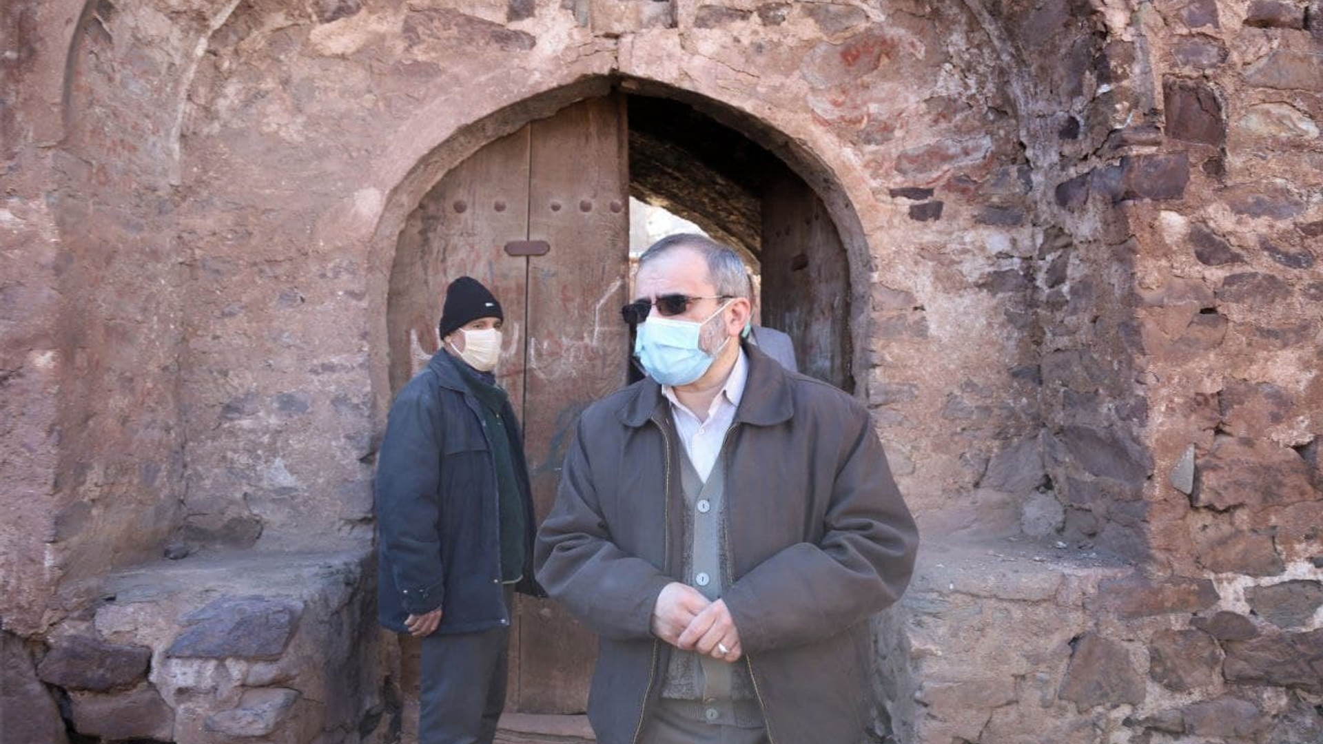 بازدید از کاروانسرای شاه‌‌عباسی روستای خانک: