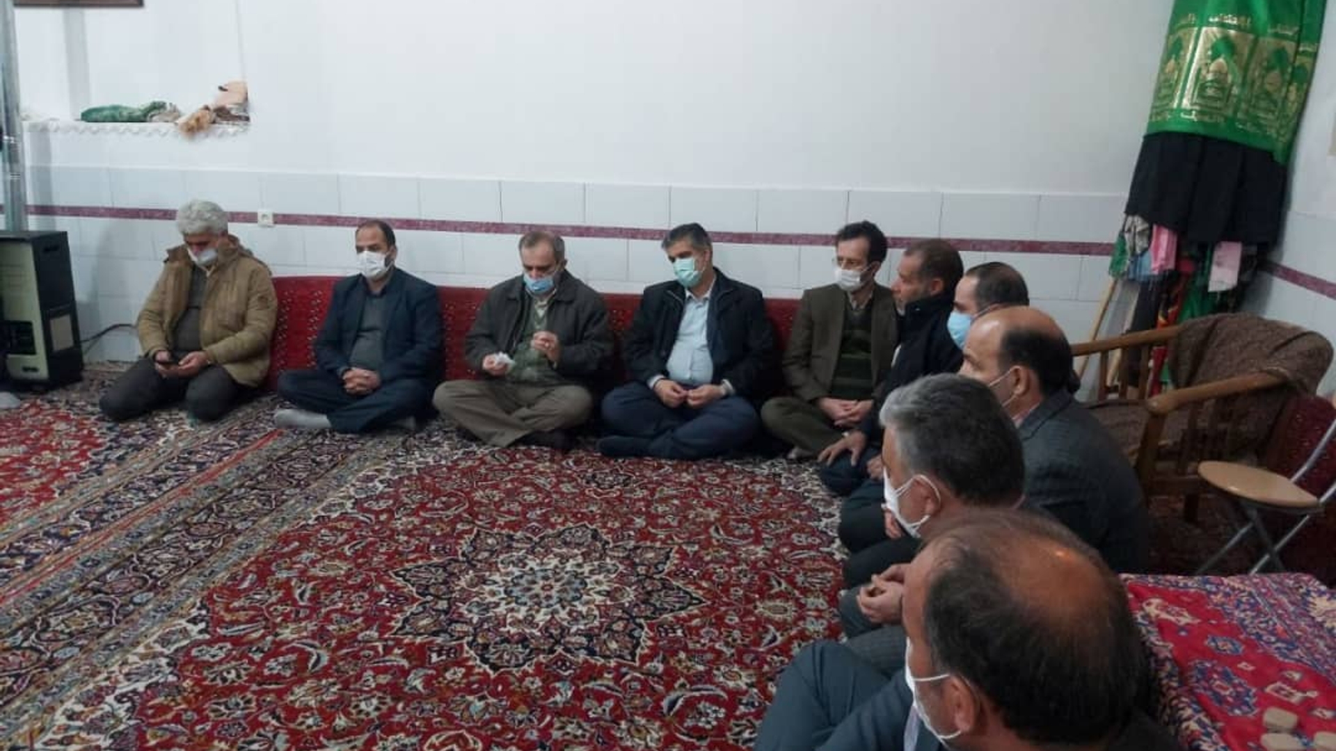 حضور نماینده عالی دولت در استان و هیات همراه در روستای امیر آباد