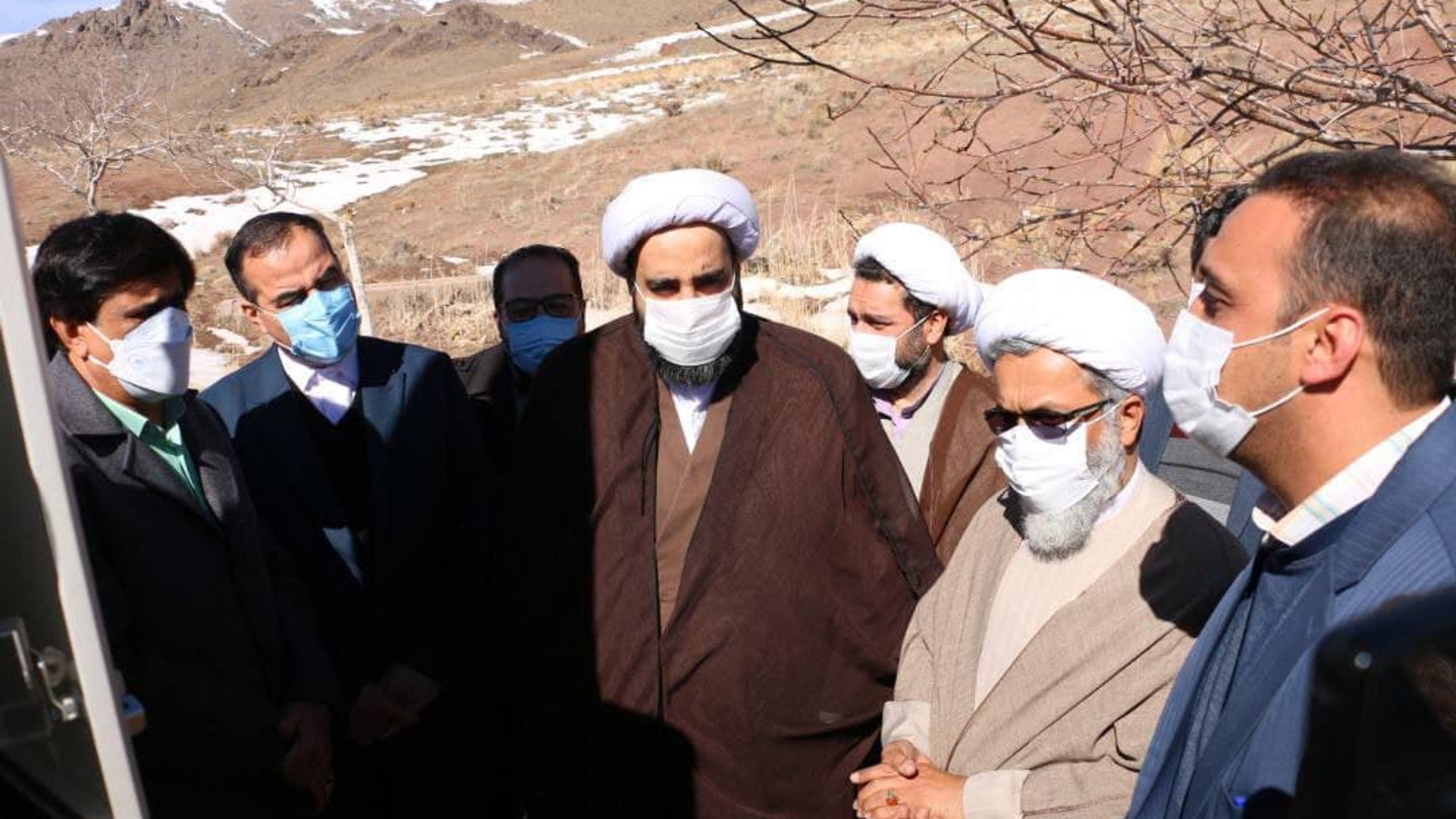 بهره برداری از پروژه روشنایی گردنه گیان شهرستان تفرش