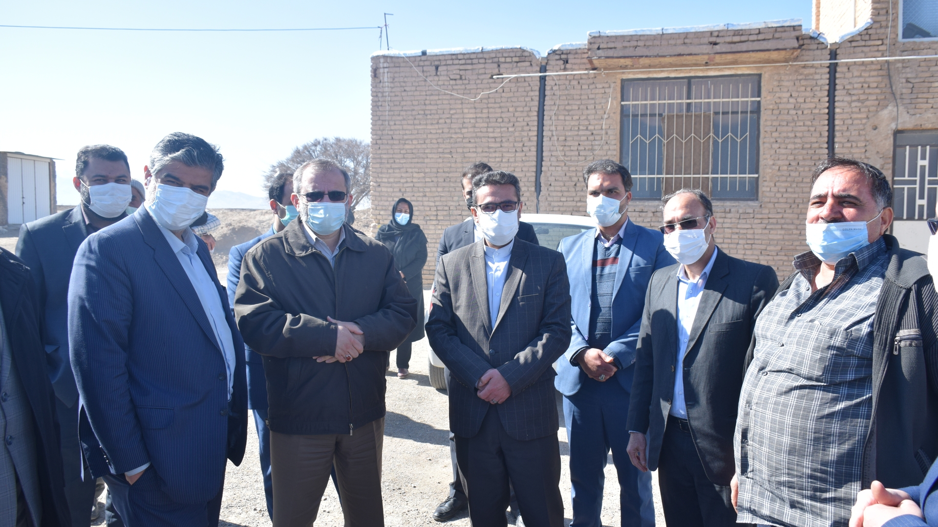 بازدید دکتر مخلص الائمه استاندار مرکزی از پروژه آبرسانی و آسفالت جاده روستای قلاور