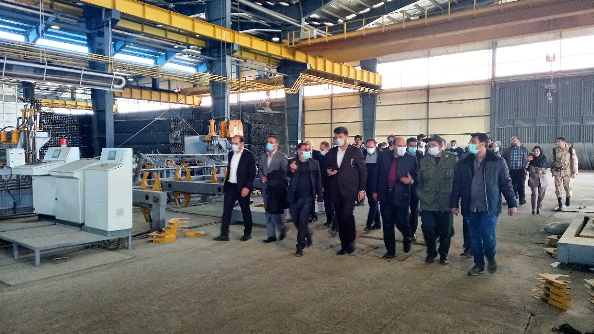 🏭بازدید از کارخانه آریا صنعت واقع