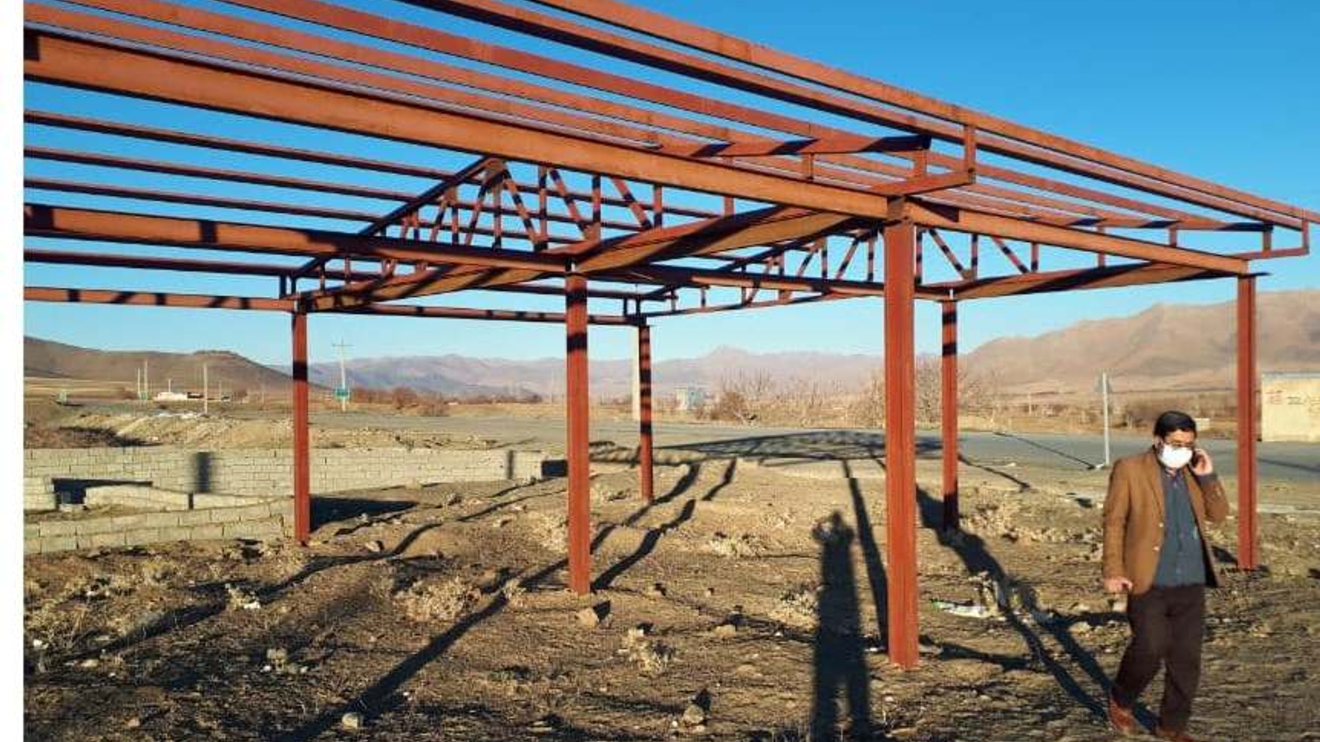 بازدید فرماندار از ساختمان اورژانس  روستایی آقداش