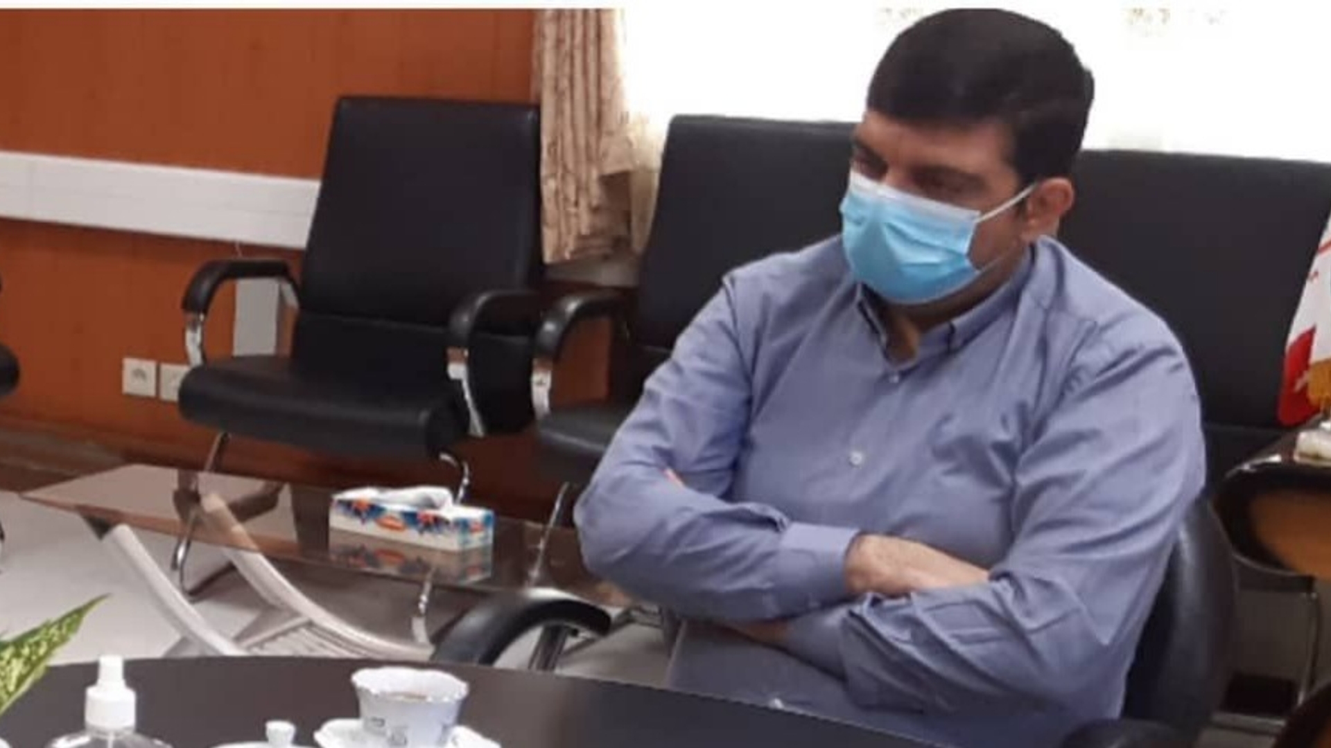 دیدار خیرین حوزه اورژانس با مهندس هادی فرماندار شهرستان اراک