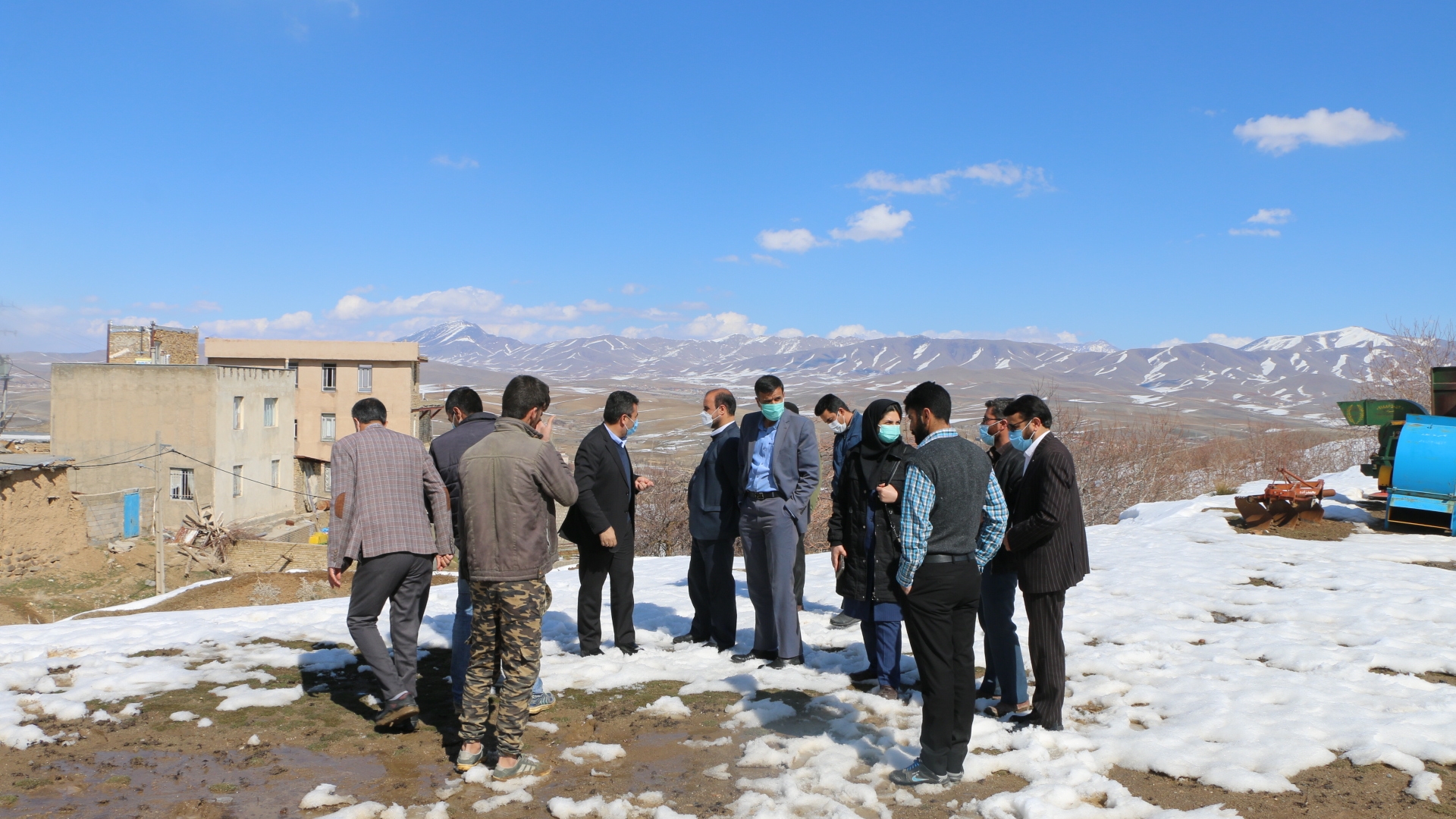 بازدید میدانی دکتر رمضانی فرماندار شهرستان شازند از تعدادی مدارس سطح بخش سربند