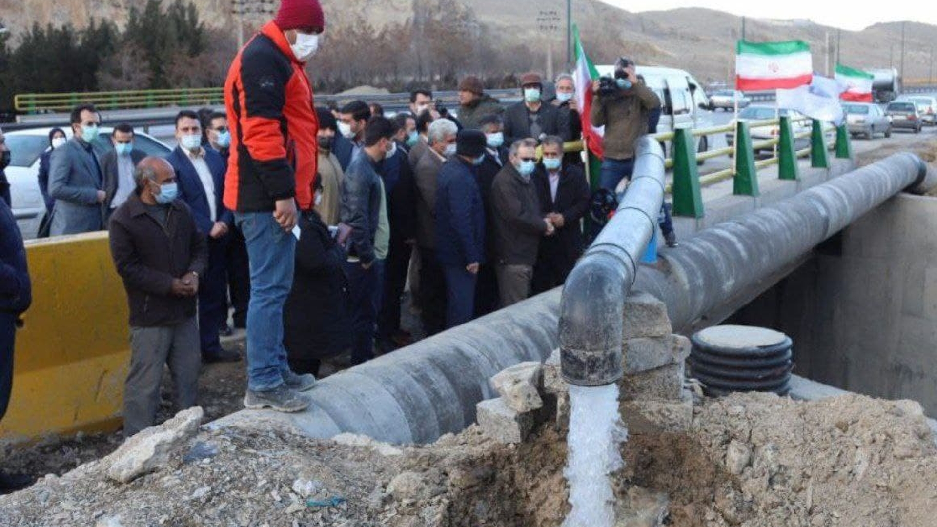 فاز یک رینگ جنوبی طرح آبرسانی سد کمال‌ صالح به اراک به بهره‌برداری رسید