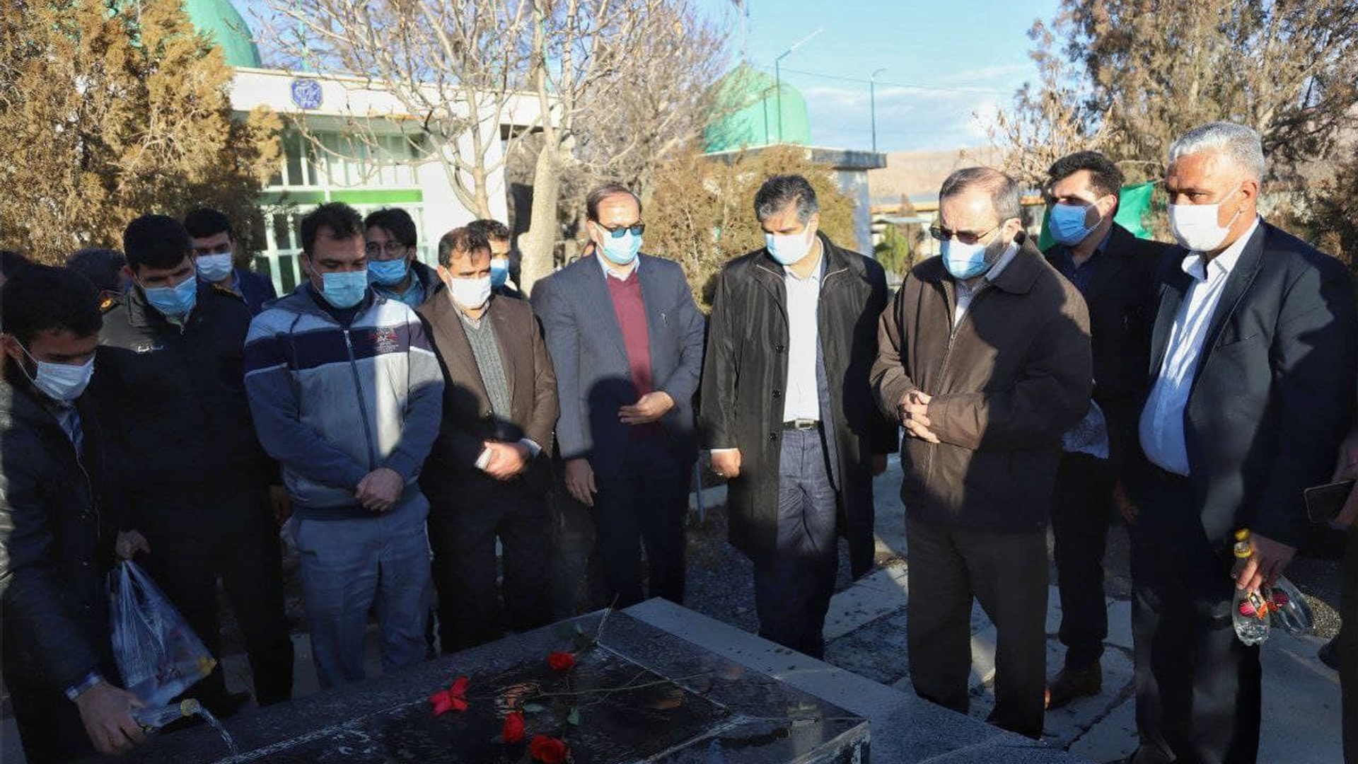 حضور مسئولین استان در گلزار مطهر شهدای کارچان