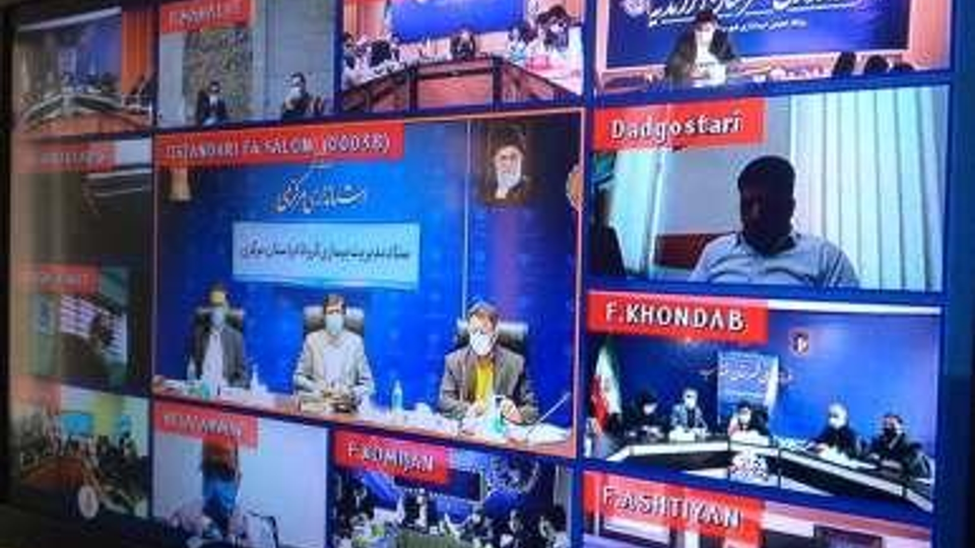 "جلسه ستاد مدیریت بیماری کرونا درشهرستان خنداب"