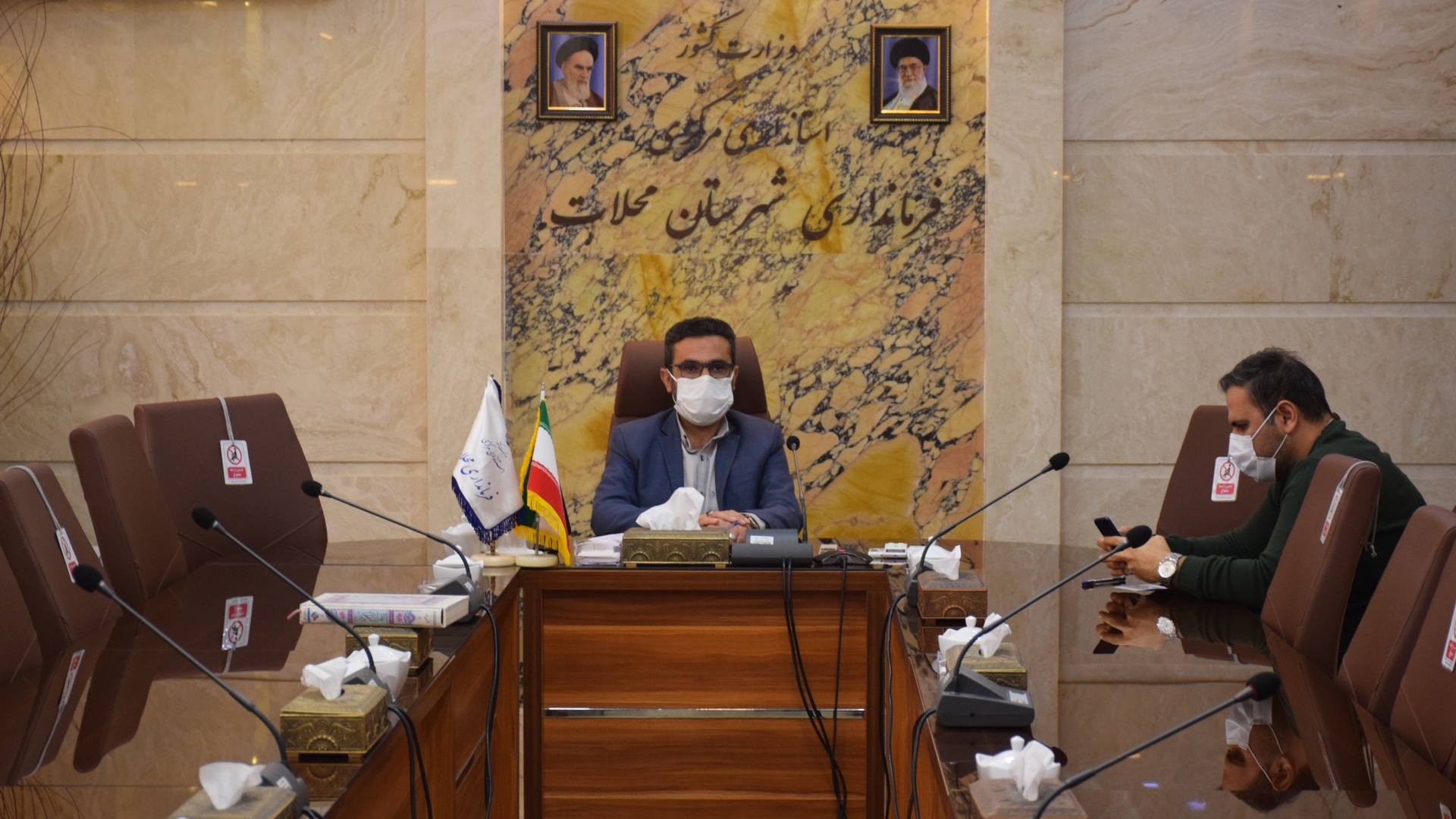 یکصد و سی و یکمین جلسه ستاد مدیریت بیماری کرونا در استان مرکزی به ریاست اکرمی معاون سیاسی، امنیتی و اجتماعی استانداری مرکزی به صورت ویدئو کنفرانس ویژه فرمانداران برگزار شد.