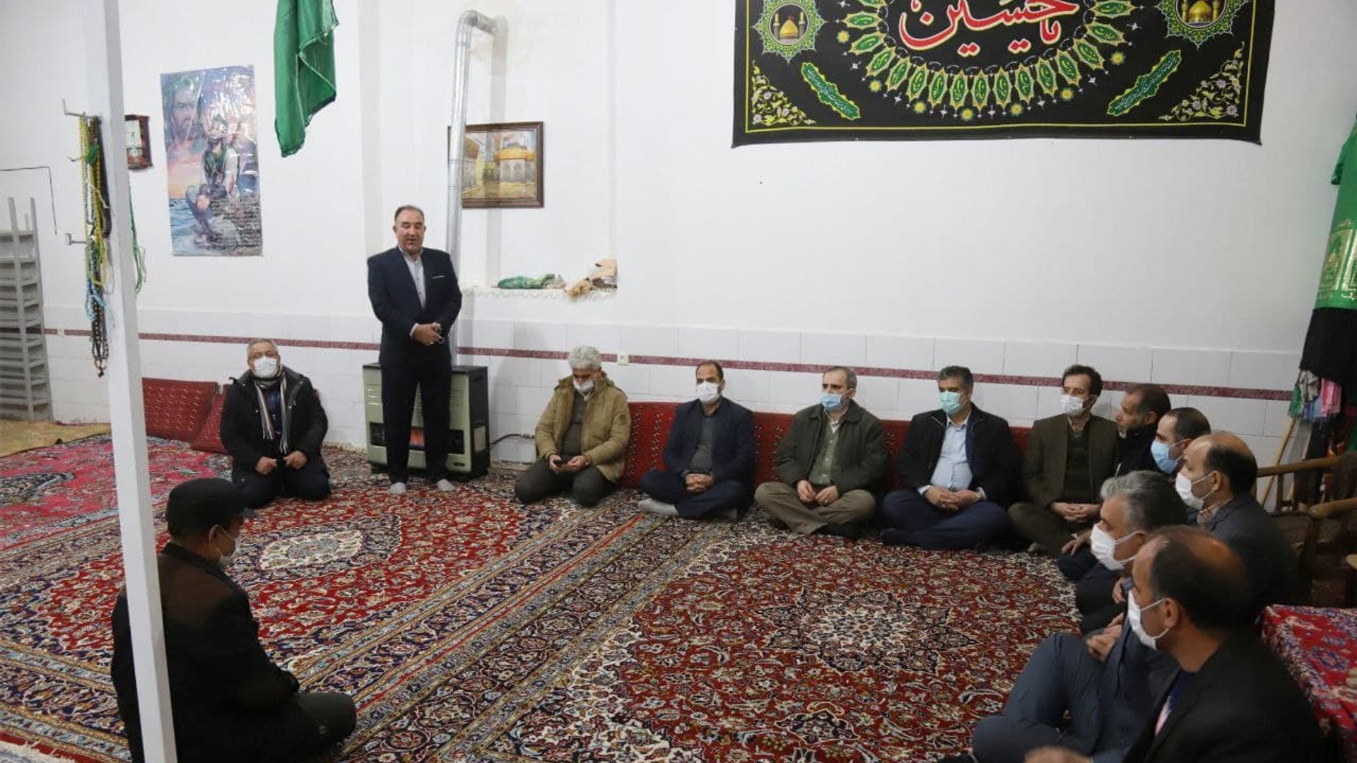 حضور مسئولین استان در جمع مردم روستای امیر آباد شهرستان آشتیان