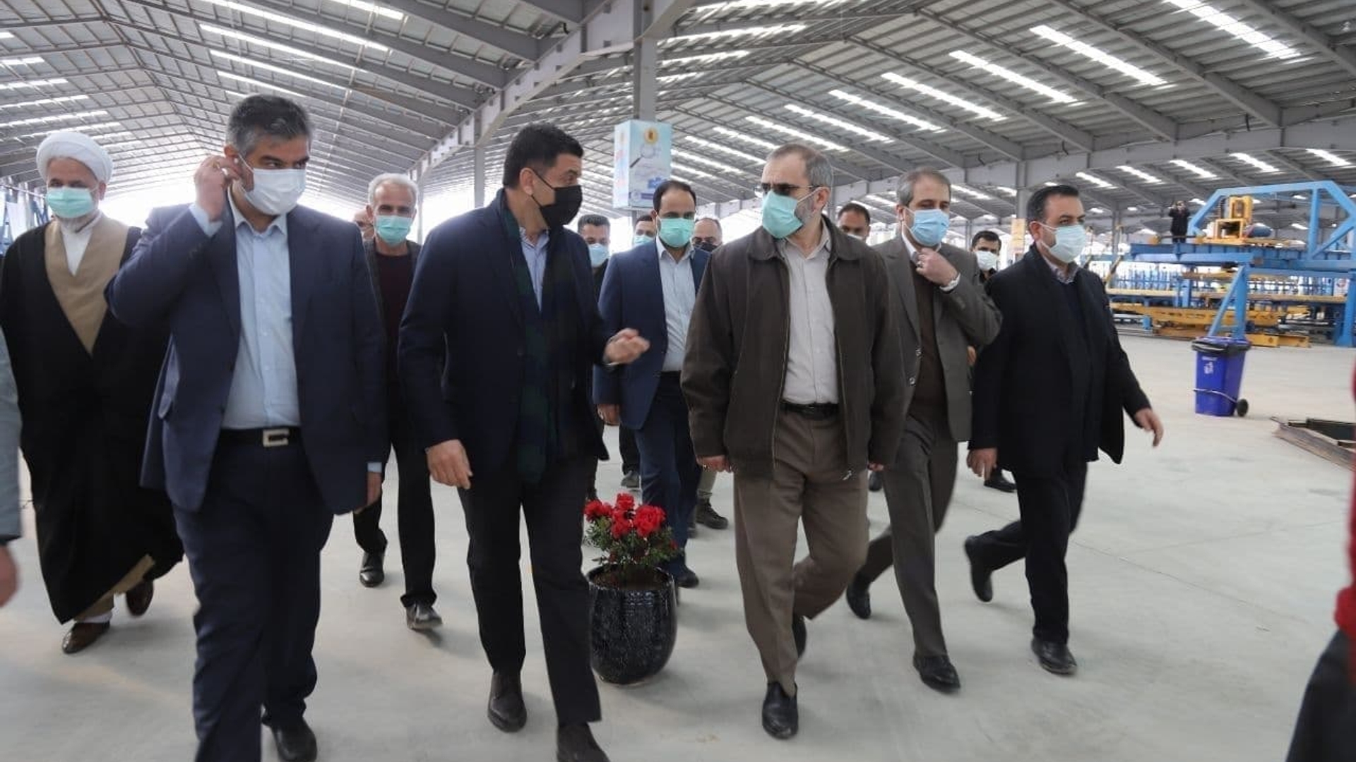 افتتاح شركت شيشه فلوت دماوند