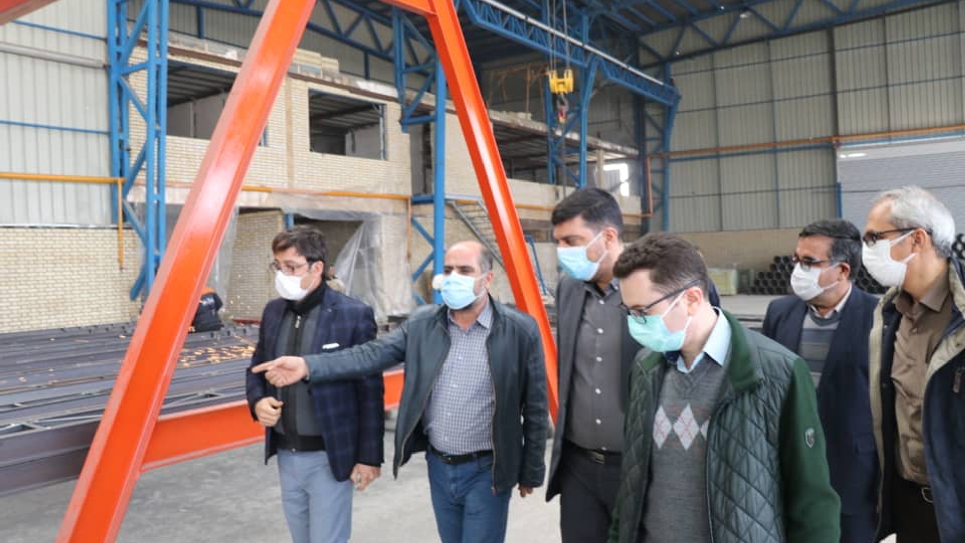 بازدید مدیران از واحد‌های صنعتی شرکت صنعتی شماره سه خیرآباد بازدید کردند