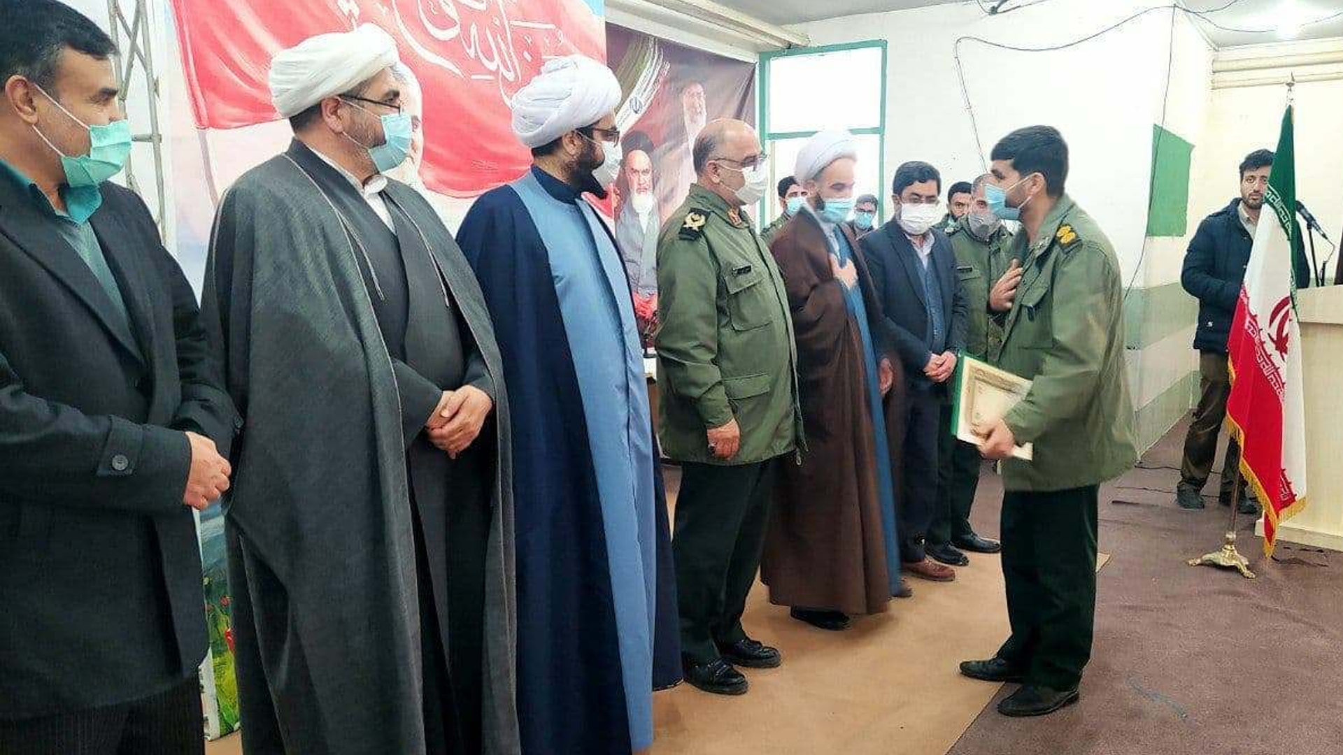 آئین تودیع و معارفه فرمانده ناحیه مقاومت بسیج خنداب