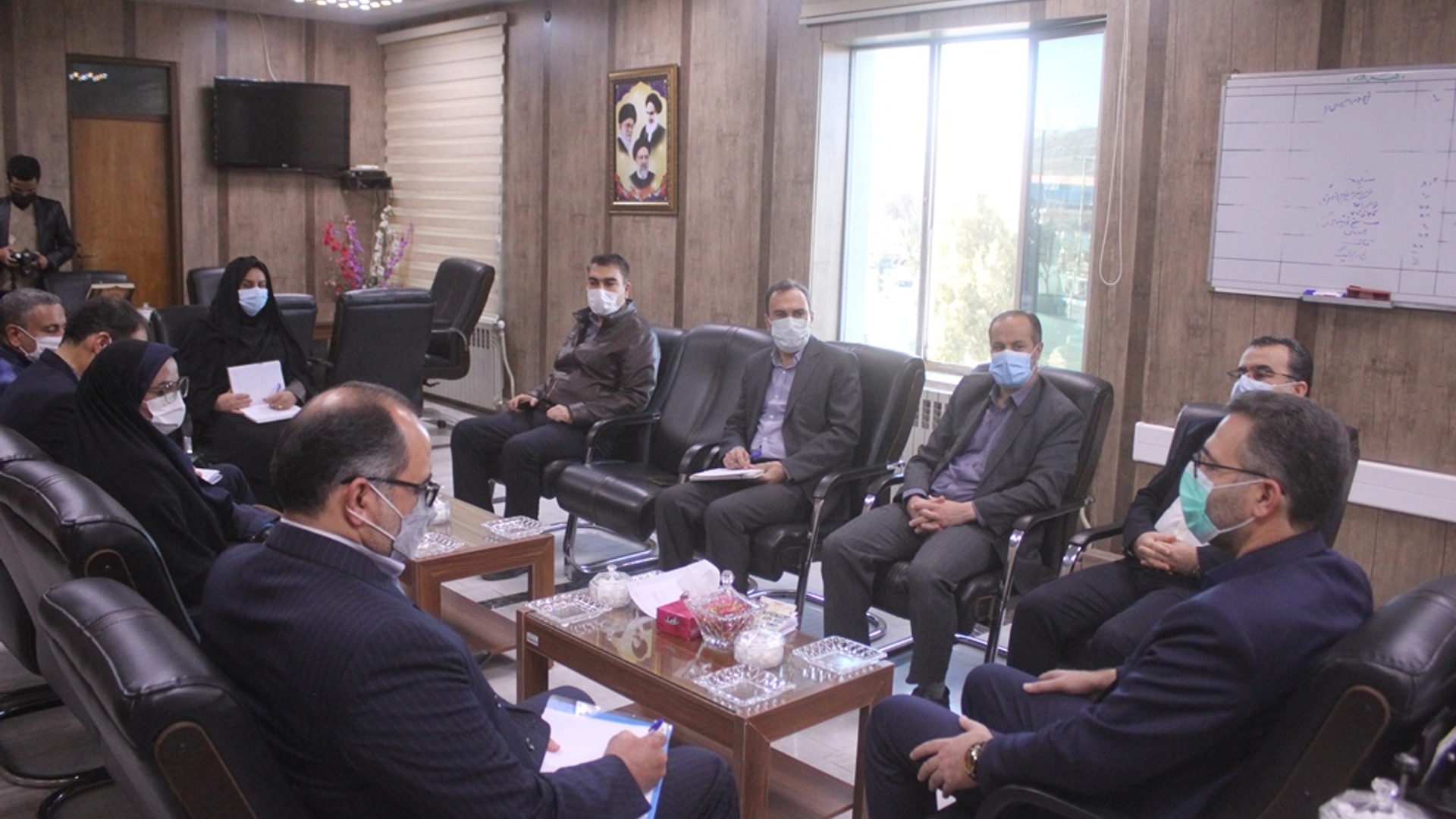 نشست هم اندیشی نحوه ارجاع معتادین متجاهر به مراکز ترک اعتیاد شهرستان خمین برگزار شد