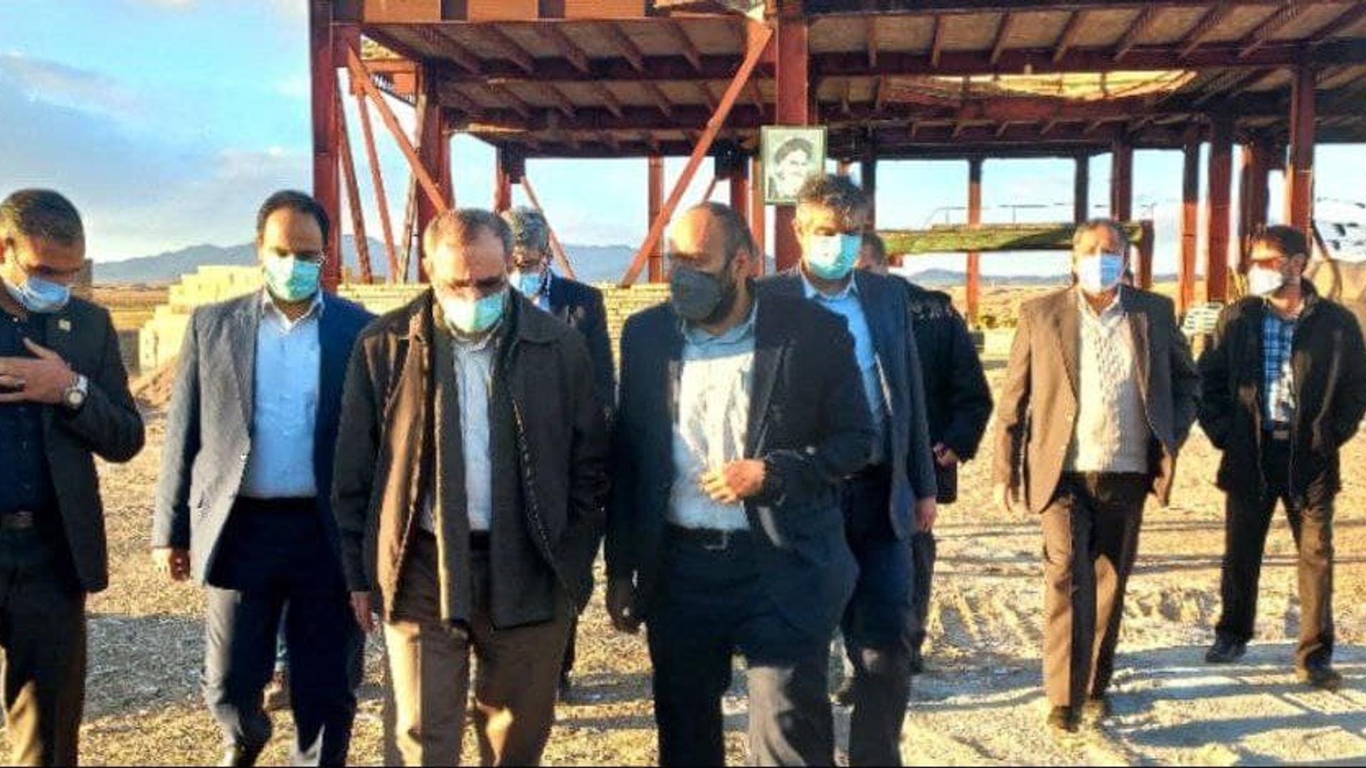 گلباران گلزار شهدای شهر زاویه با حضور دکتر مخلص الائمه استاندار مرکزی