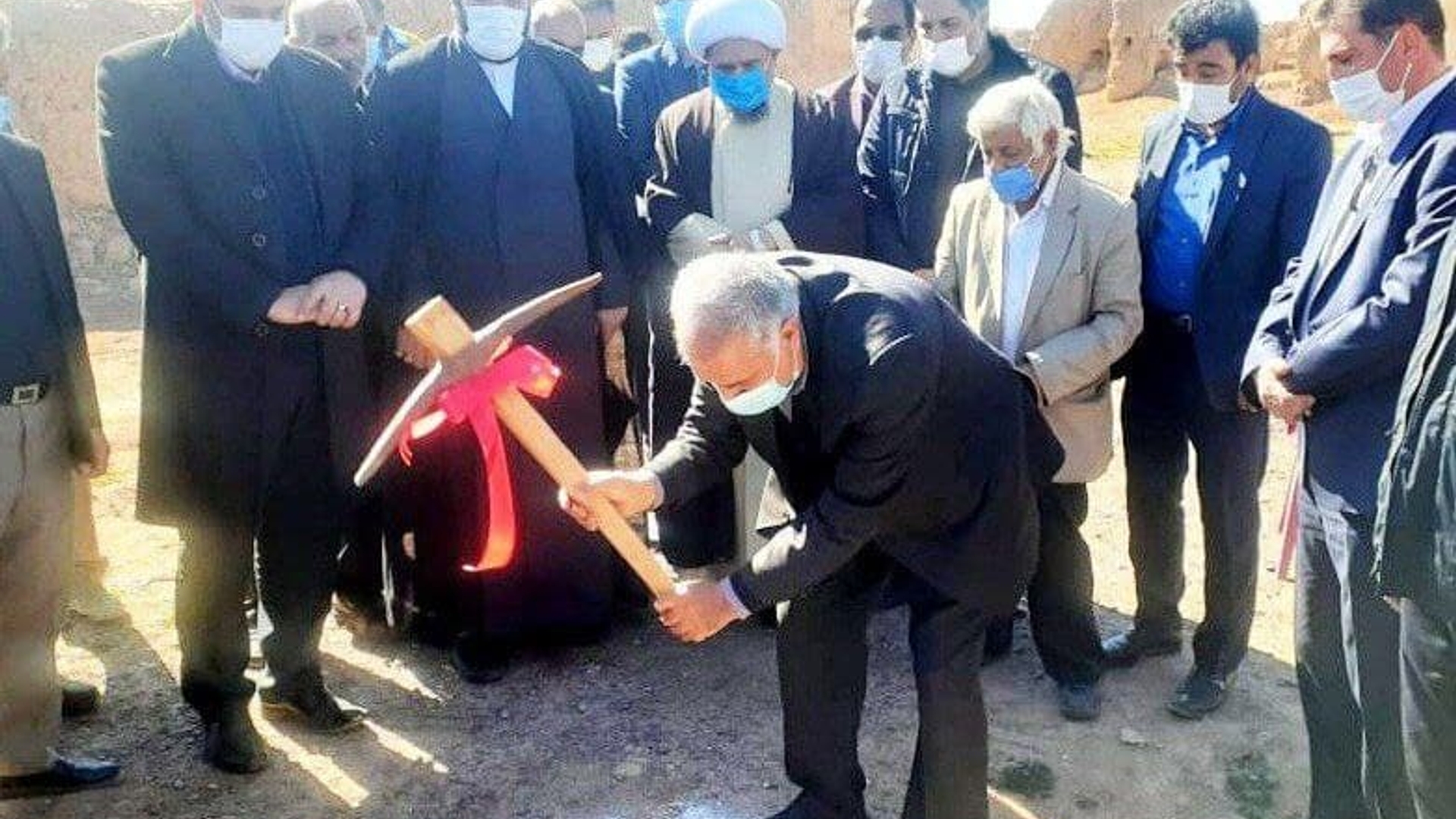 عملیات گازرسانی به روستاهای فیض آباد و بریه