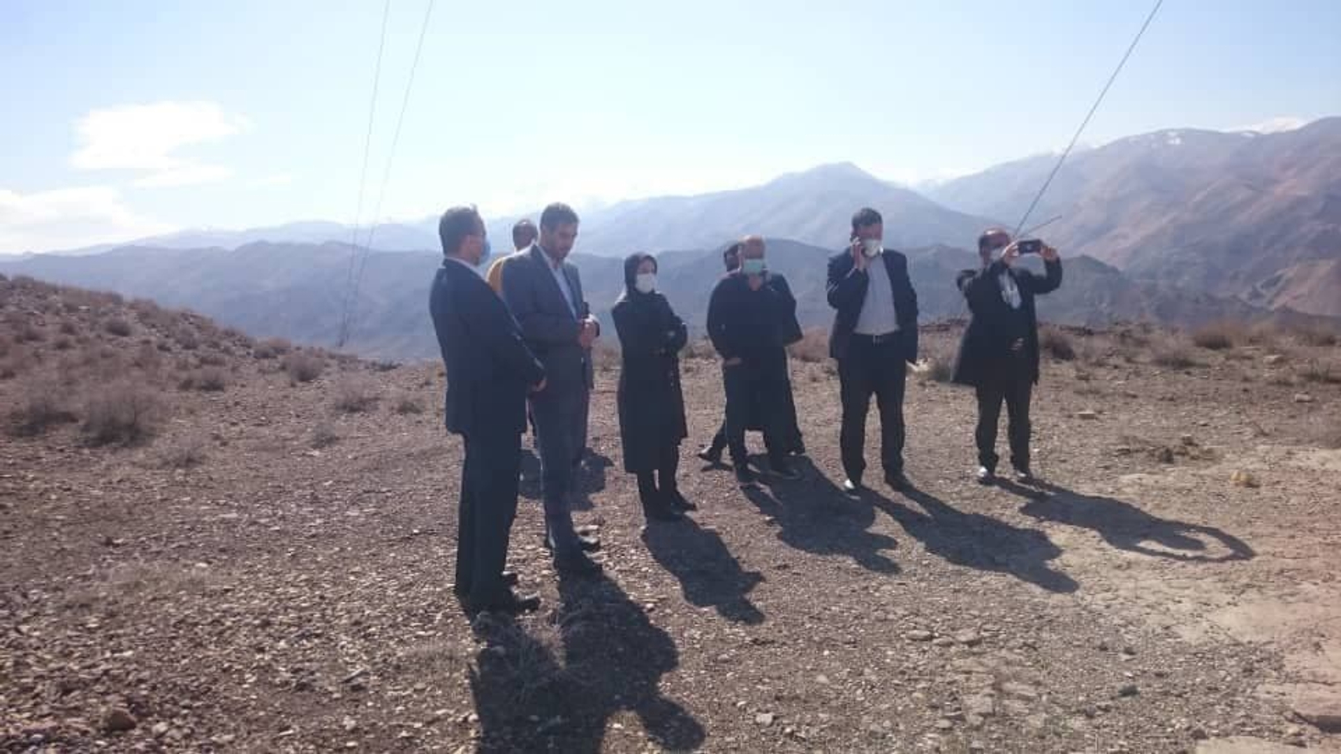 بازدید از نقاط مختلف روستایی فاقد اینترنت شهرستان تفرش