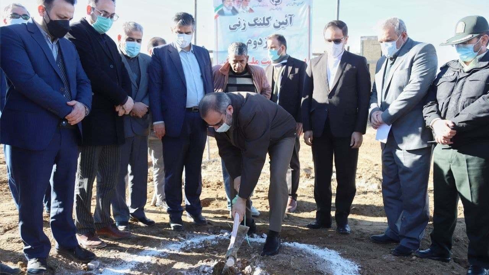 کلنگ زنی فاز دوم طرح جهش مسکن در کمیجان