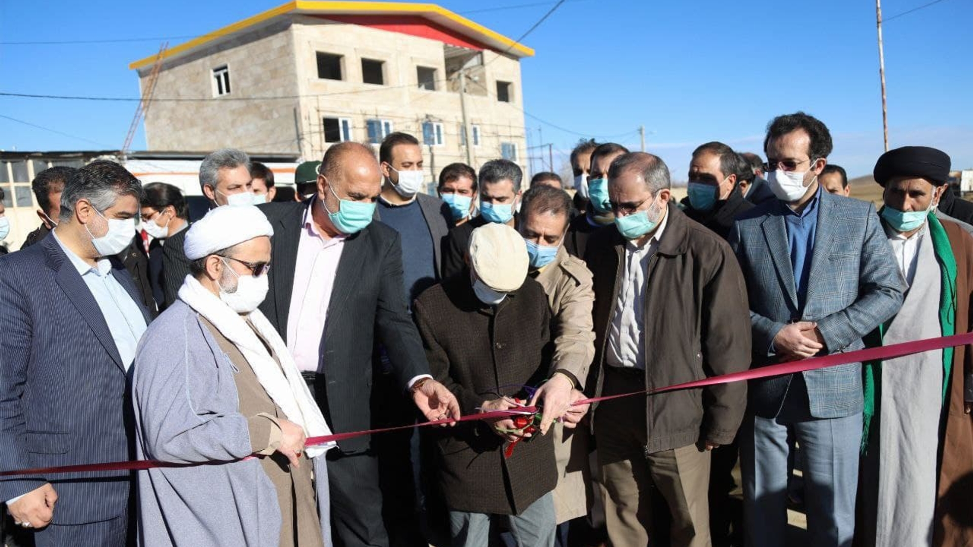 افتتاح کلیه پروژه‌های بخش خنجین و جدول‌گذاری معابر روستای سلیم آباد