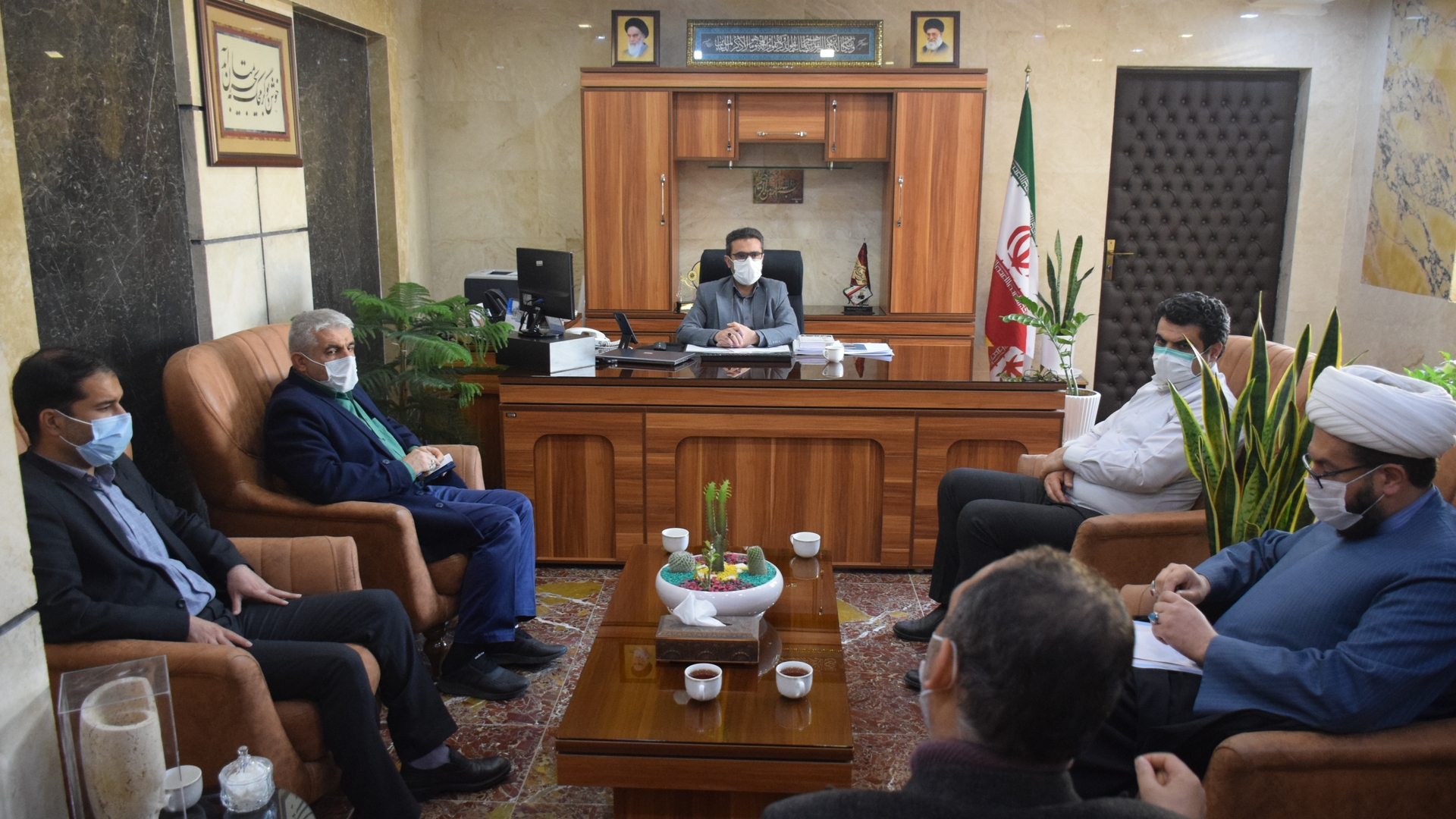 جلسه بررسی مسائل و مشکلات آرامستان شهر نیم ور به ریاست محمدرضا ناظری فرماندار شهرستان محلات برگزار گردید.