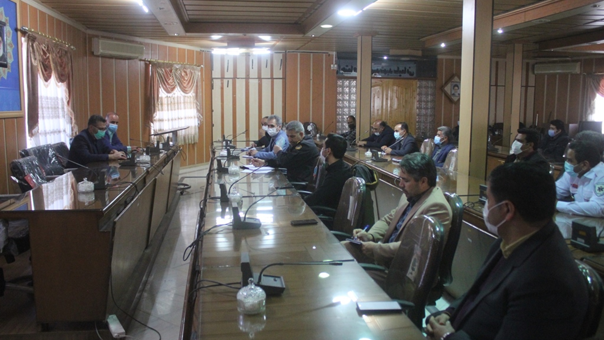 جلسه ستاد مدیریت بحران شهرستان خمین