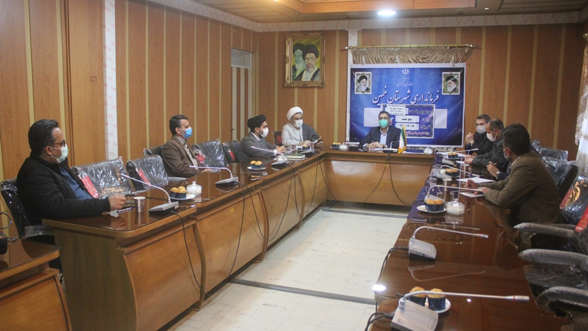 جلسه شورای ترویج فرهنگ ایثار و شهادت در شهرستان خمین برگزار شد