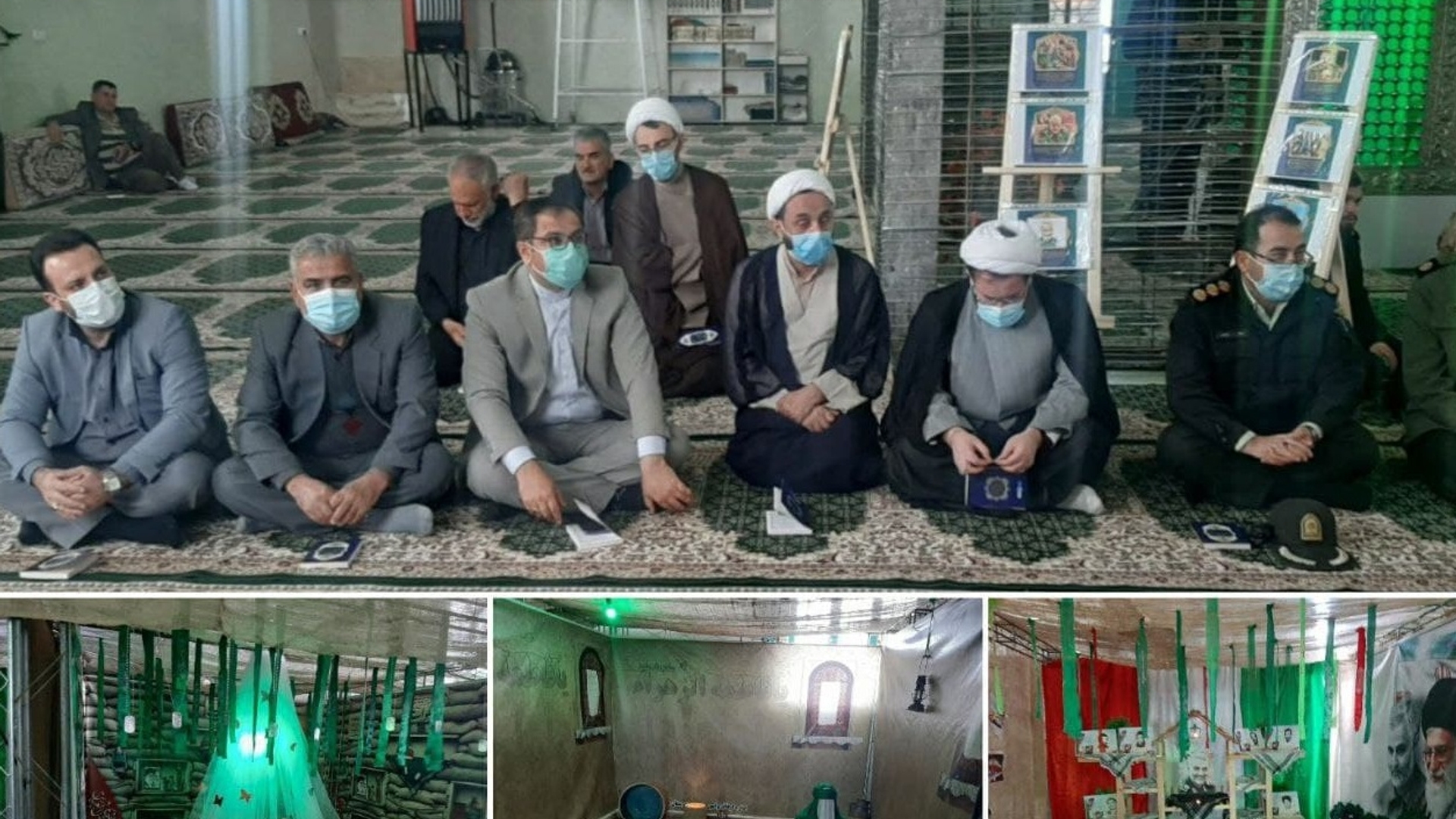 حضور و بازدید فرماندار شهرستان در ا فتتاحیه نمایشگاه سرباز وطن