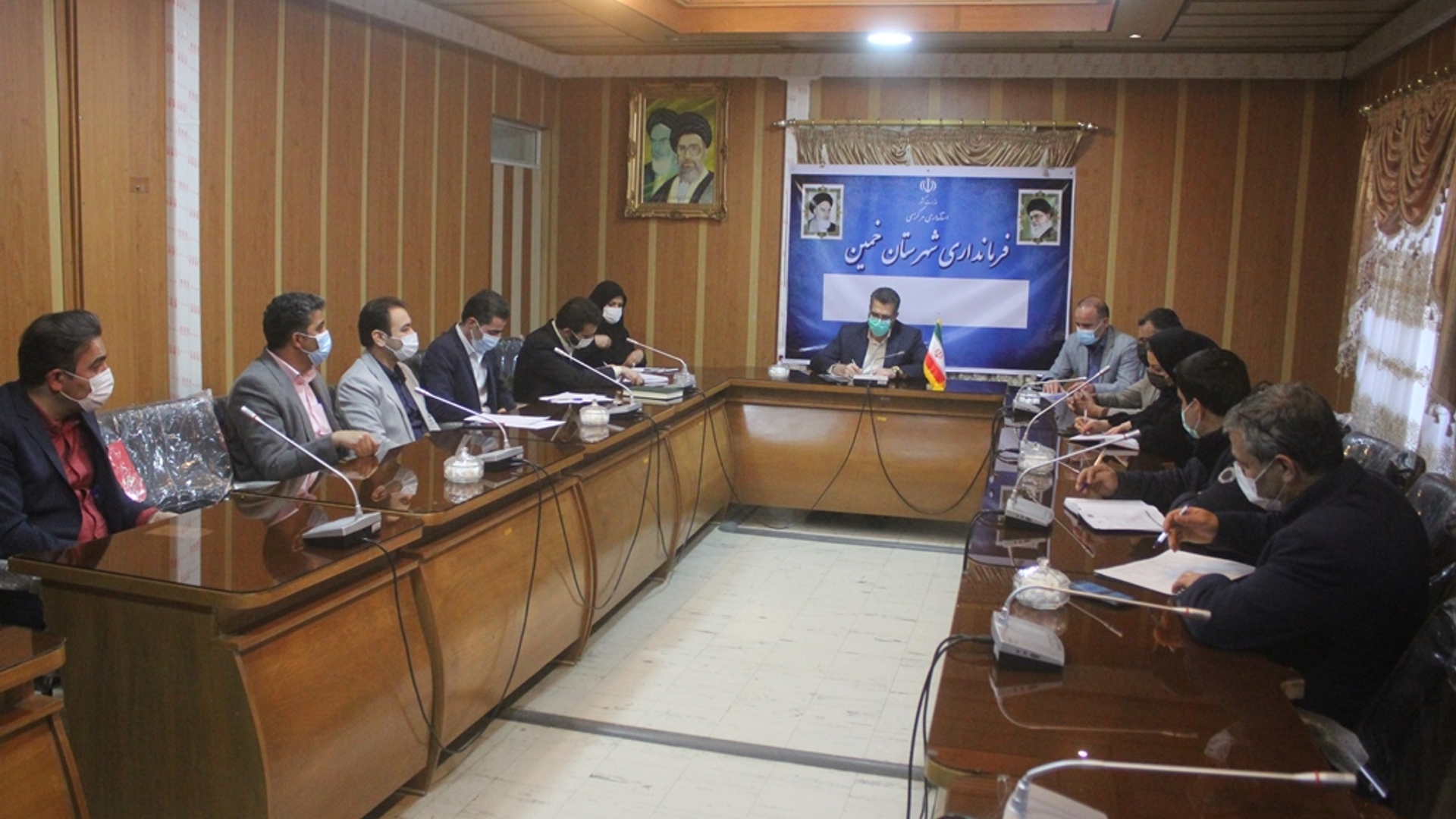 جلسه کارگروه بند خ ماده 33 برنامه ششم توسعه کشور در شهرستان خمین برگزار شد