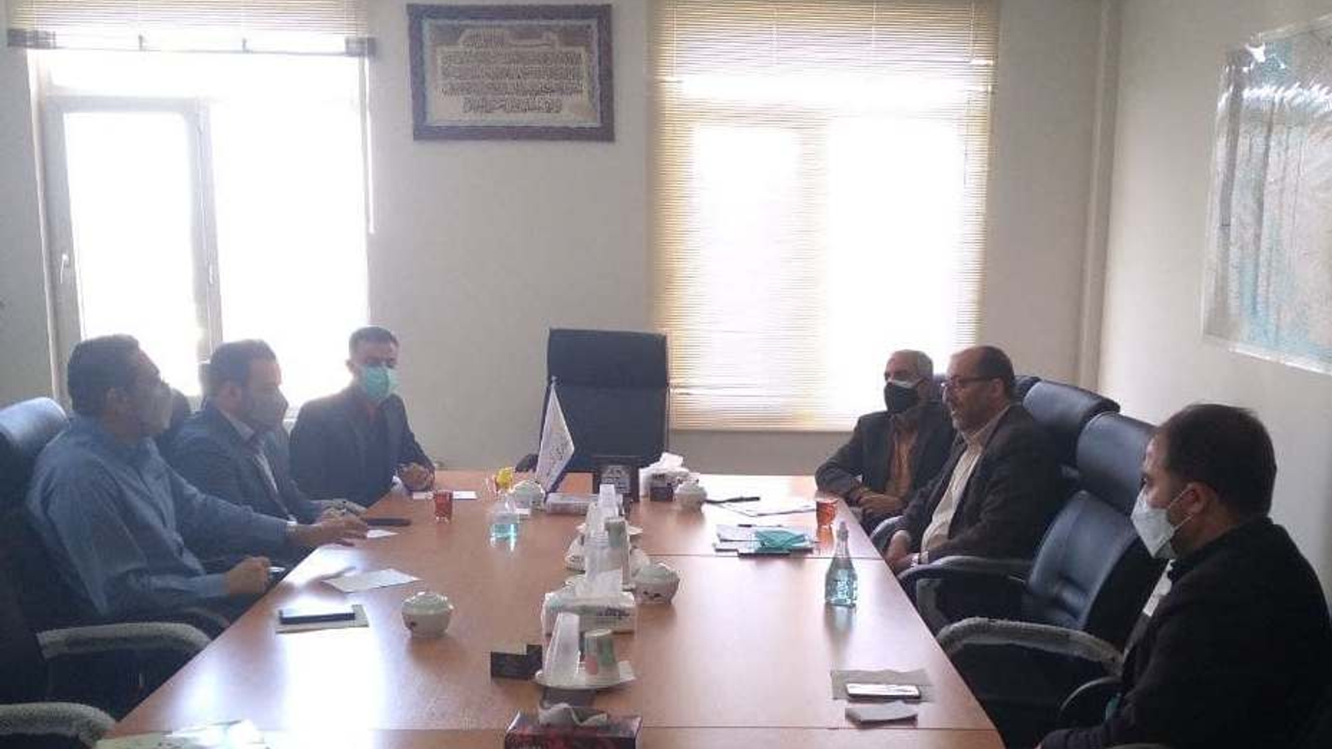 حضور تیم کارشناسی دفتر مدیریت عملکرد، بازرسی وامور حقوقی استانداری در فرمانداری خنداب