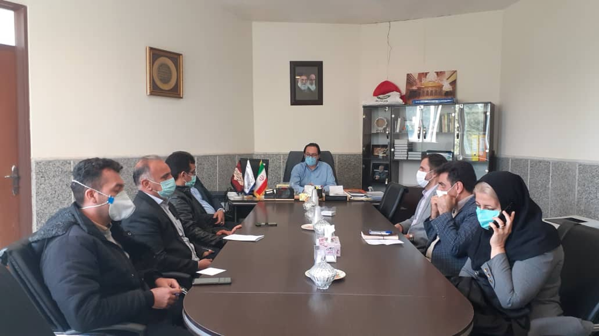 جلسه توزیع اعتبارات مشاغل خانگی شهرستان دلیجان