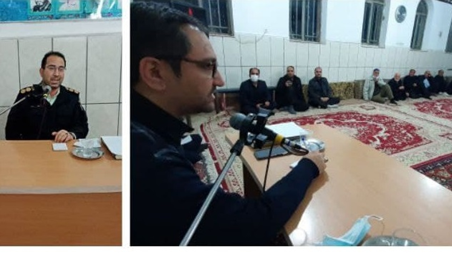 میز خدمت و بررسی مشکلات روستای سیجان