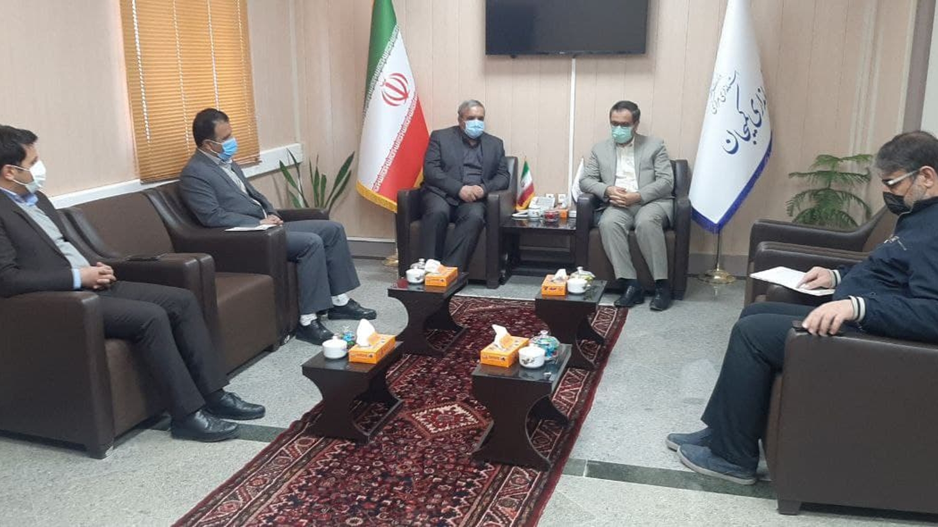 دیدار مدیرکل بنیاد مسکن انقلاب اسلامی استان با فرماندار شهرستان کمیجان