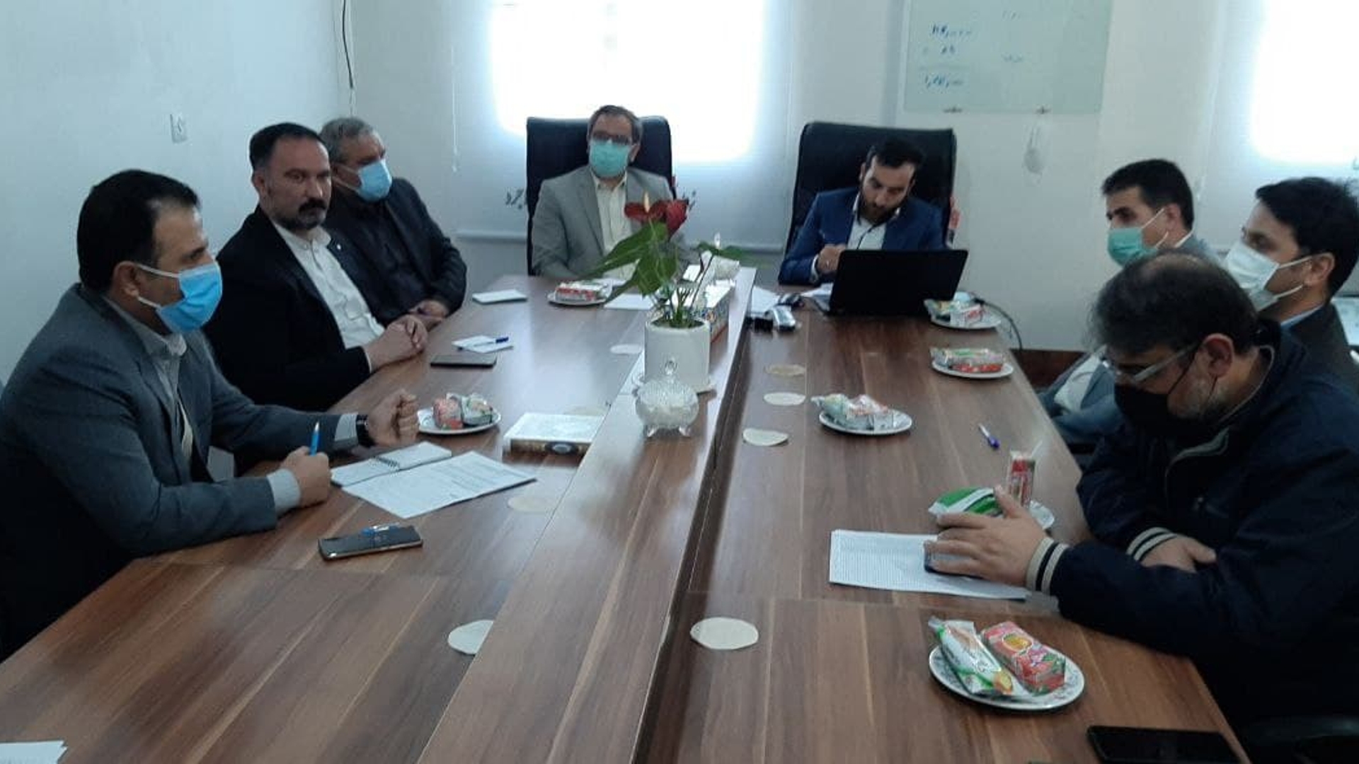 جلسه هماهنگی و بررسی مشکلات حوزه مسکن بخش میلاجرد با حضور مدیرکل بنیاد مسکن انقلاب اسلامی استان