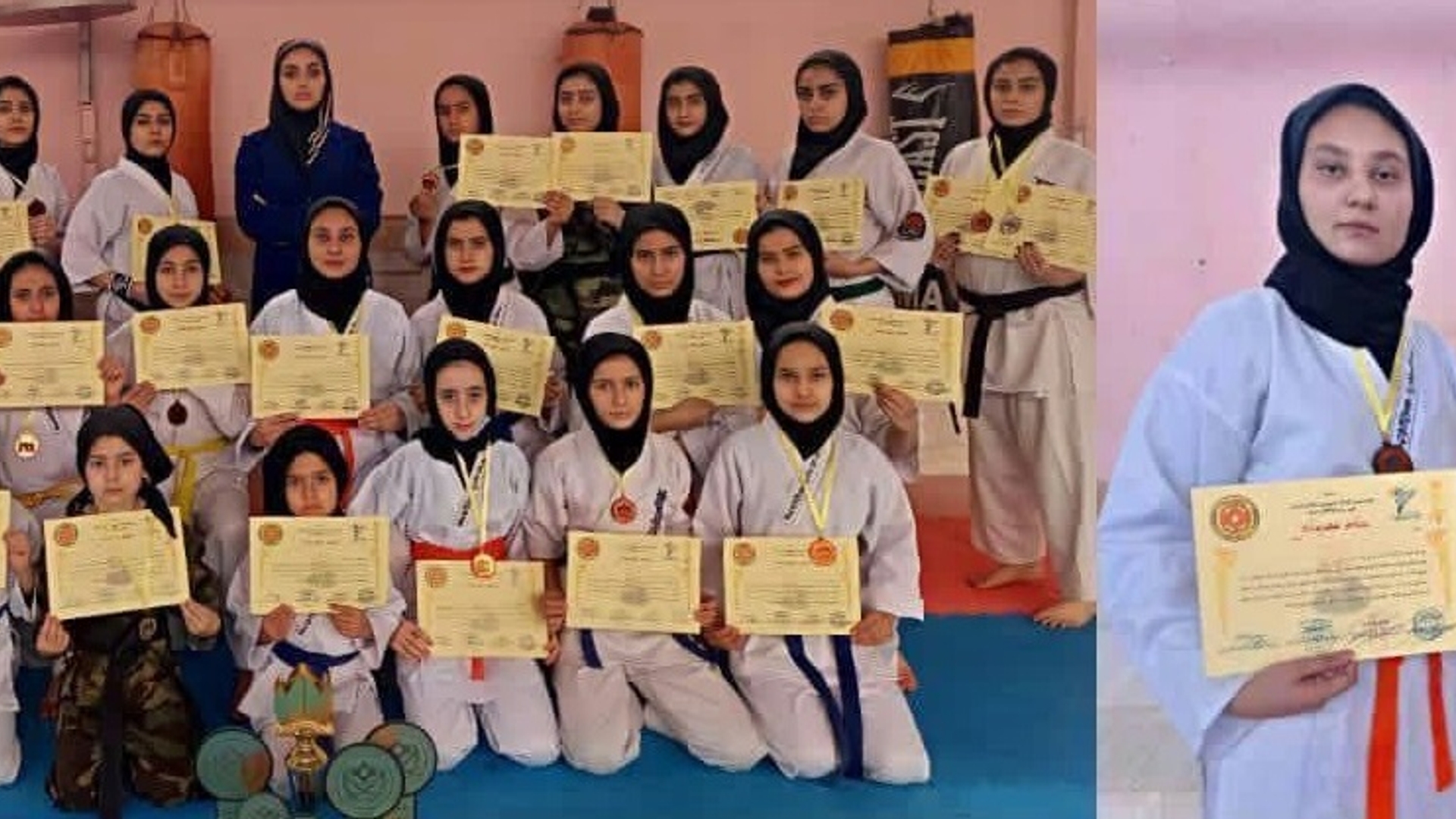 درخشش بانوان ورزشکار شهرستان کمیجان در مسابقات انتخابی تیم ملی