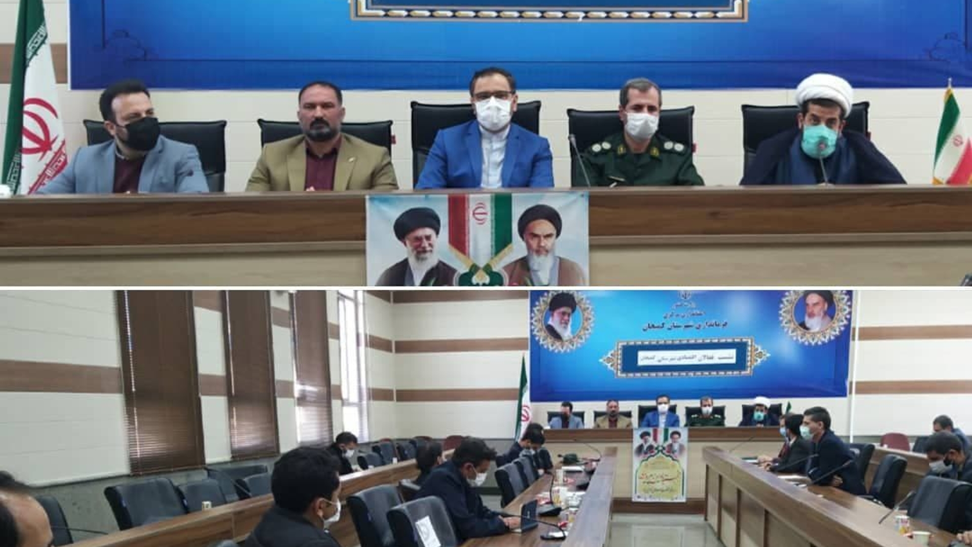 نشست ابراهیم رستمی فرماندار شهرستان کمیجان با فعالان‌ اقتصادی شهرستان