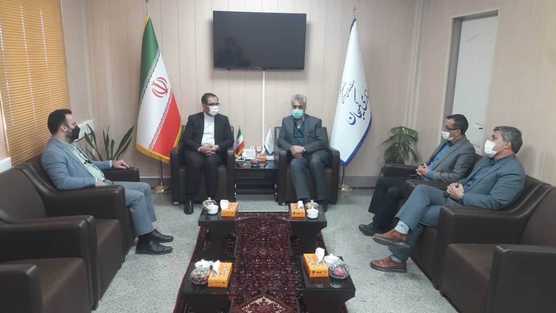 دیدار رئیس سازمان جهاد کشاورزی استان با فرماندار شهرستان کمیجان