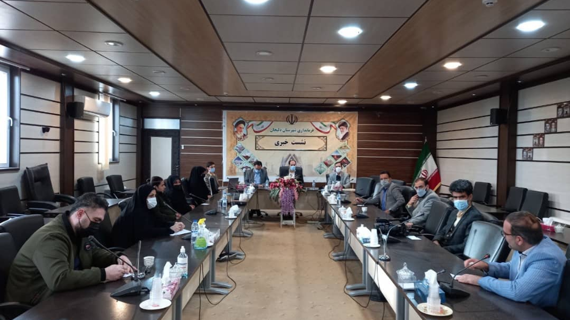 نشست خبری فرماندار شهرستان دلیجان