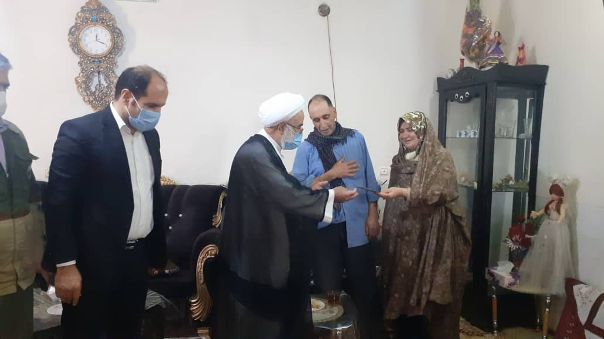 دیدار با تعدادی از جانبازان دفاع مقدس شهرستان دلیجان