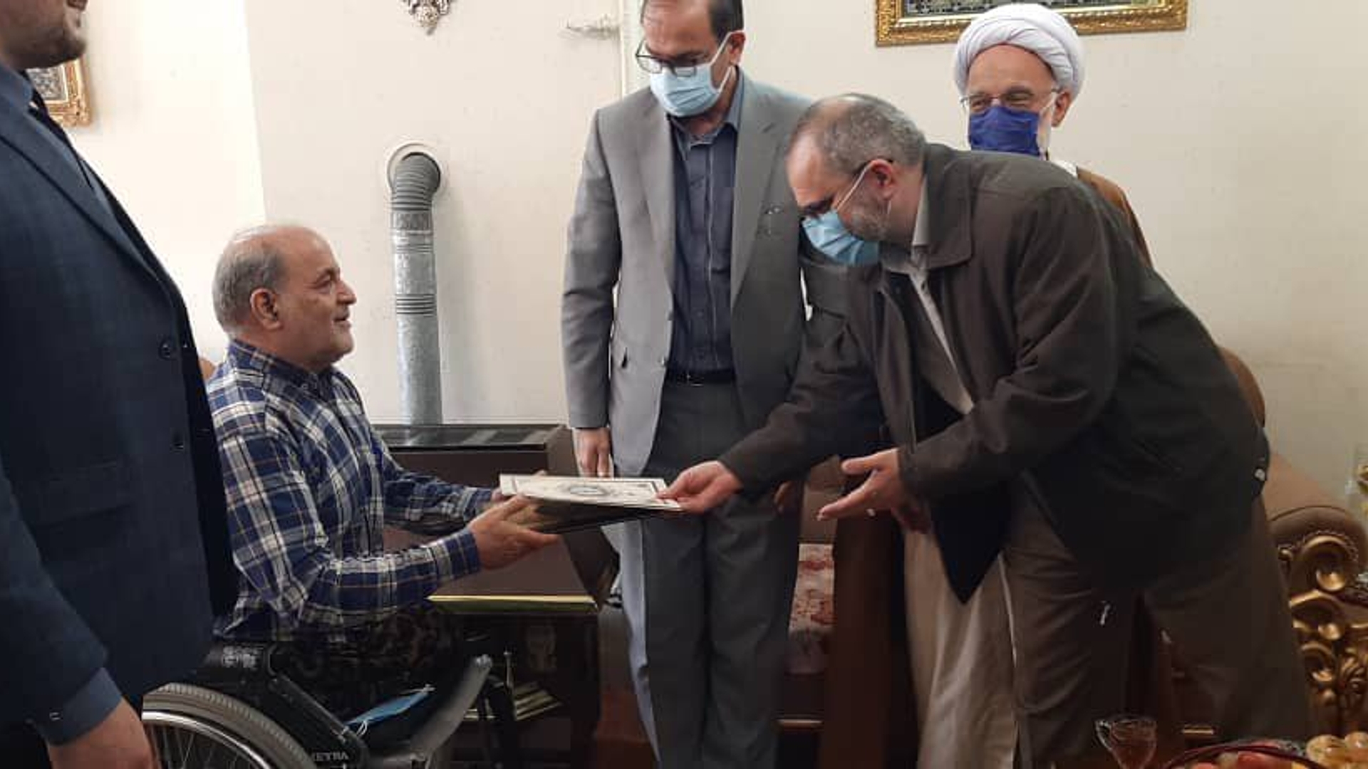 دیدار استاندار مرکزی با جانبازان هشت سال دفاع مقدس در اراک