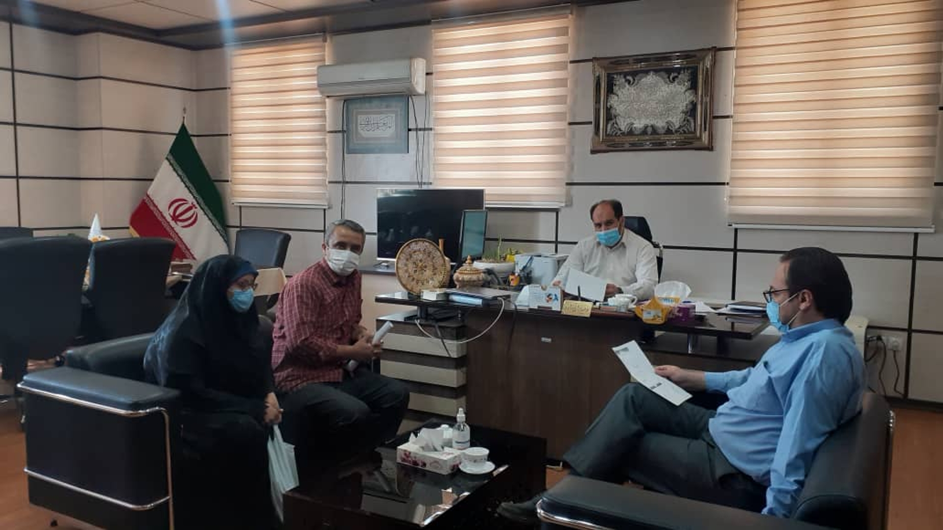 ملاقات شهروندان با فرماندار شهرستان دلیجان