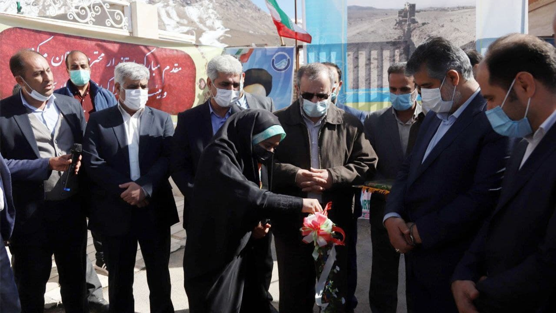 افتتاح پروژه آبرسانی به روستای قالهر شهرستان دلیحان