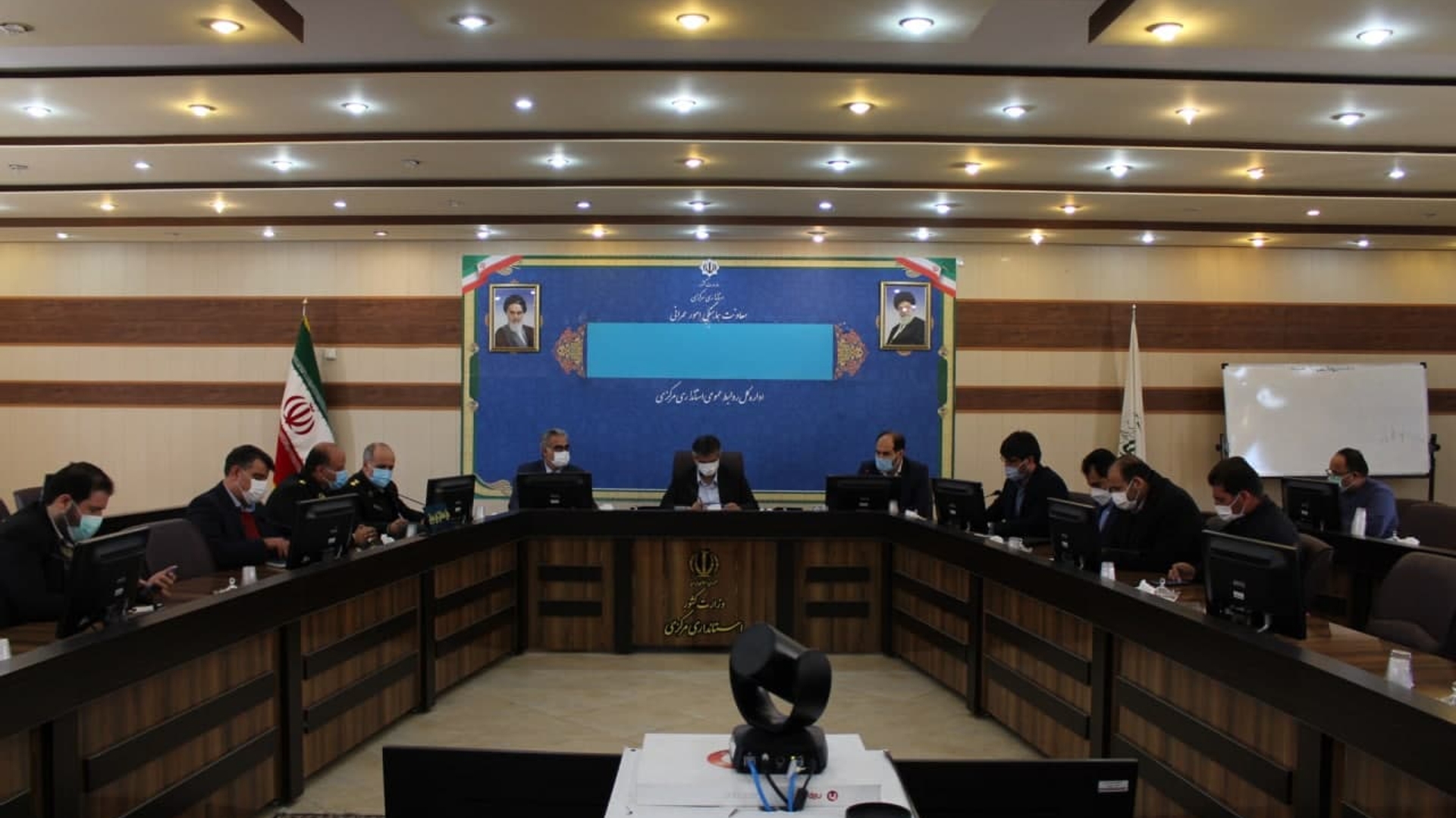 جلسه بررسی نحوه برقراری انشعاب گاز ایست بازرسی شهرستان دلیجان