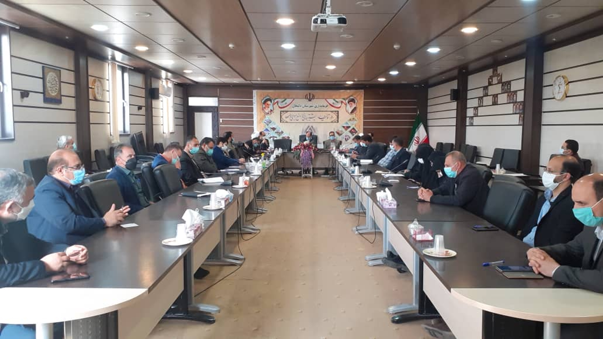 جلسه ستاد صیانت از حریم عمومی و حقوق شهروندی شهرستان دلیجان